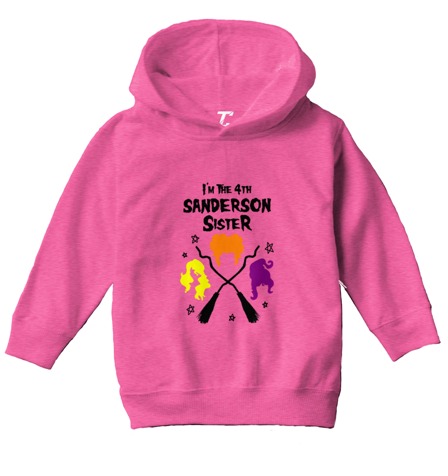 I'm The Fourth Sanderson Sister - Movie Halloween Witch Toddler/Youth Hoodie - Picture 3 of 10