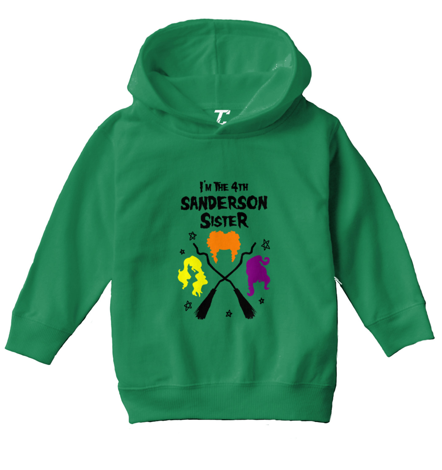 I'm The Fourth Sanderson Sister - Movie Halloween Witch Toddler/Youth Hoodie - Picture 4 of 10