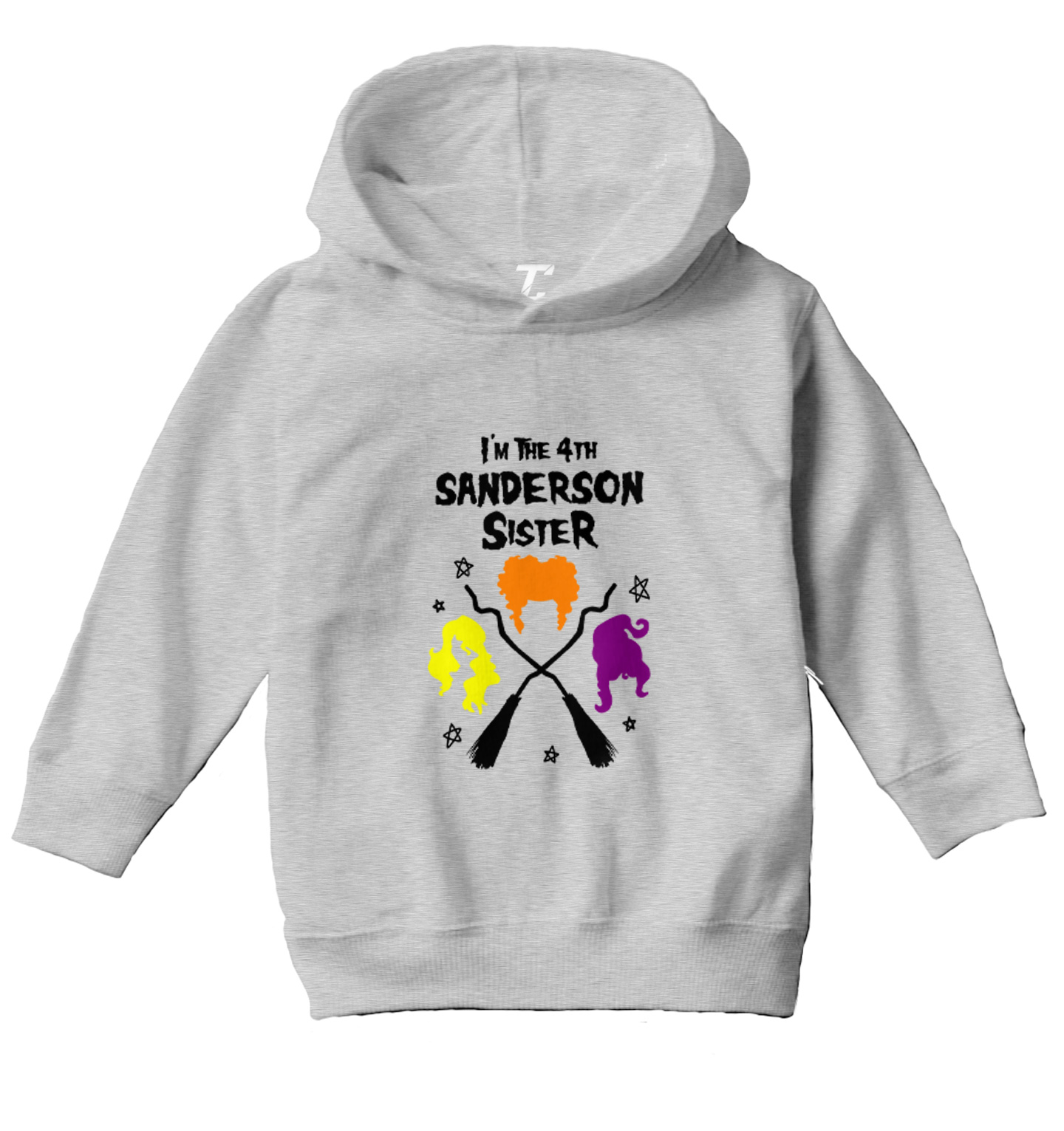 I'm The Fourth Sanderson Sister - Movie Halloween Witch Toddler/Youth Hoodie - Picture 5 of 10