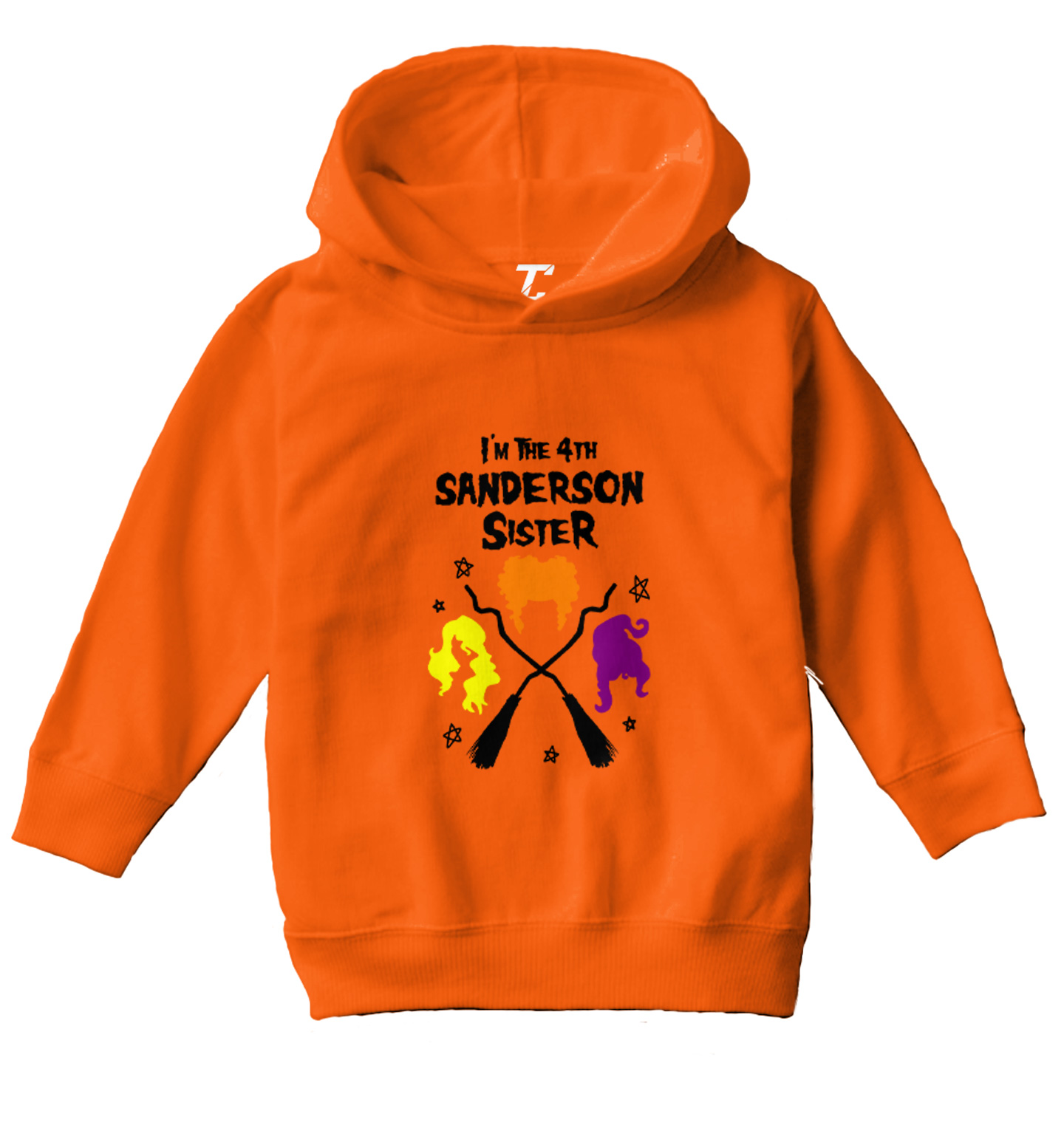 I'm The Fourth Sanderson Sister - Movie Halloween Witch Toddler/Youth Hoodie - Picture 6 of 10