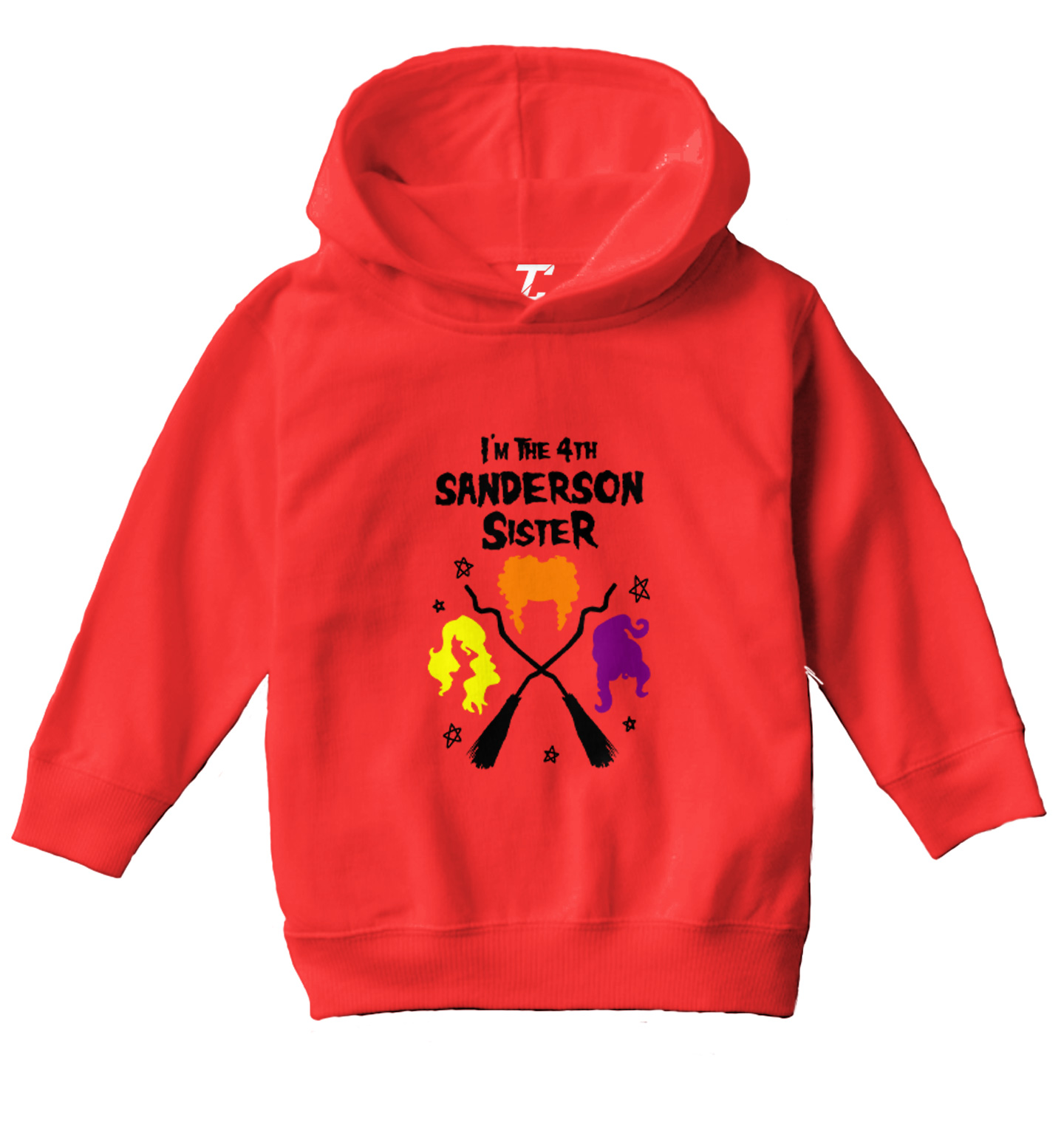 I'm The Fourth Sanderson Sister - Movie Halloween Witch Toddler/Youth Hoodie - Picture 8 of 10