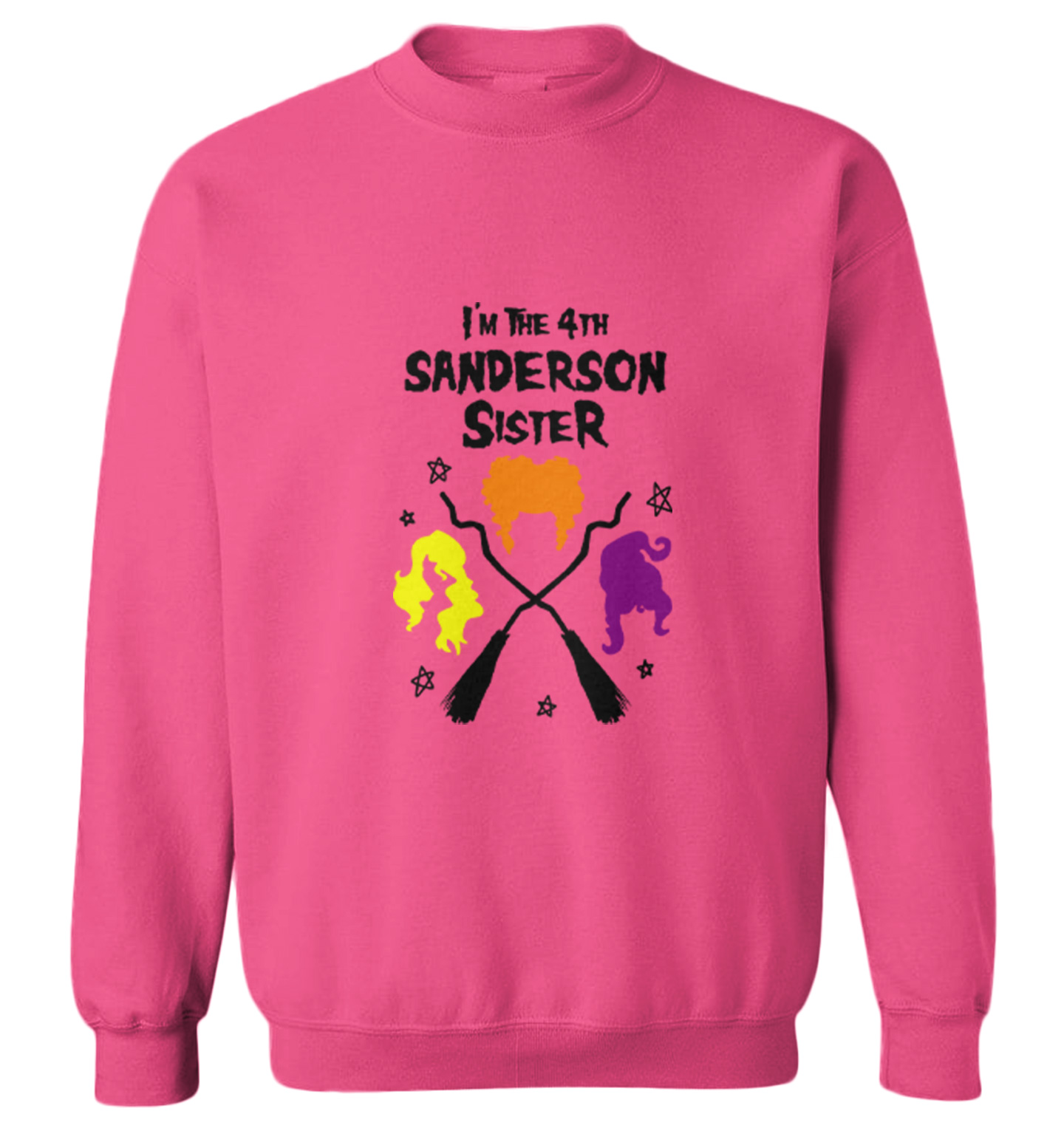 I'm The Fourth Sanderson Sister - Movie Halloween Witch Toddler Crewneck Sweater - Picture 3 of 5