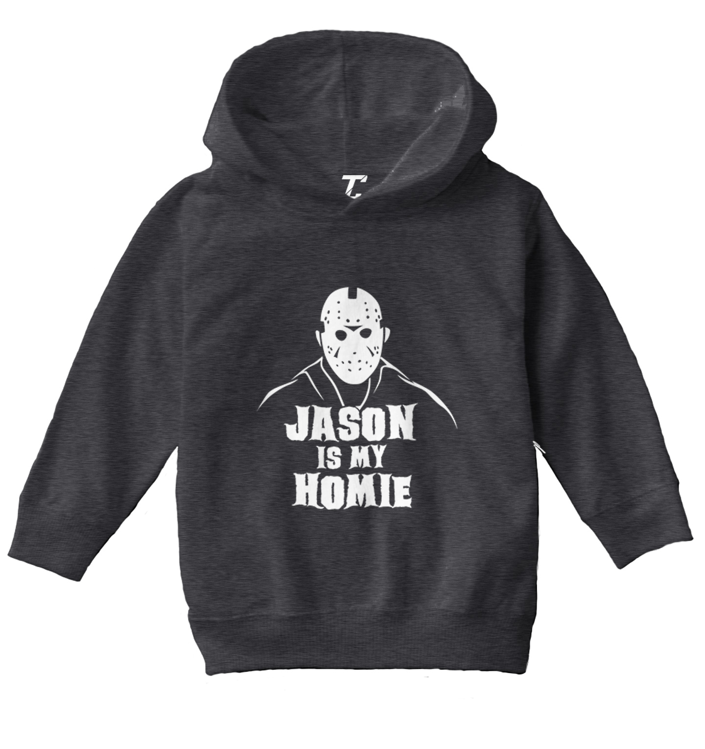 Jason Is My Homie - Halloween Mask Horror Movie Toddler/Youth Hoodie - Picture 3 of 12