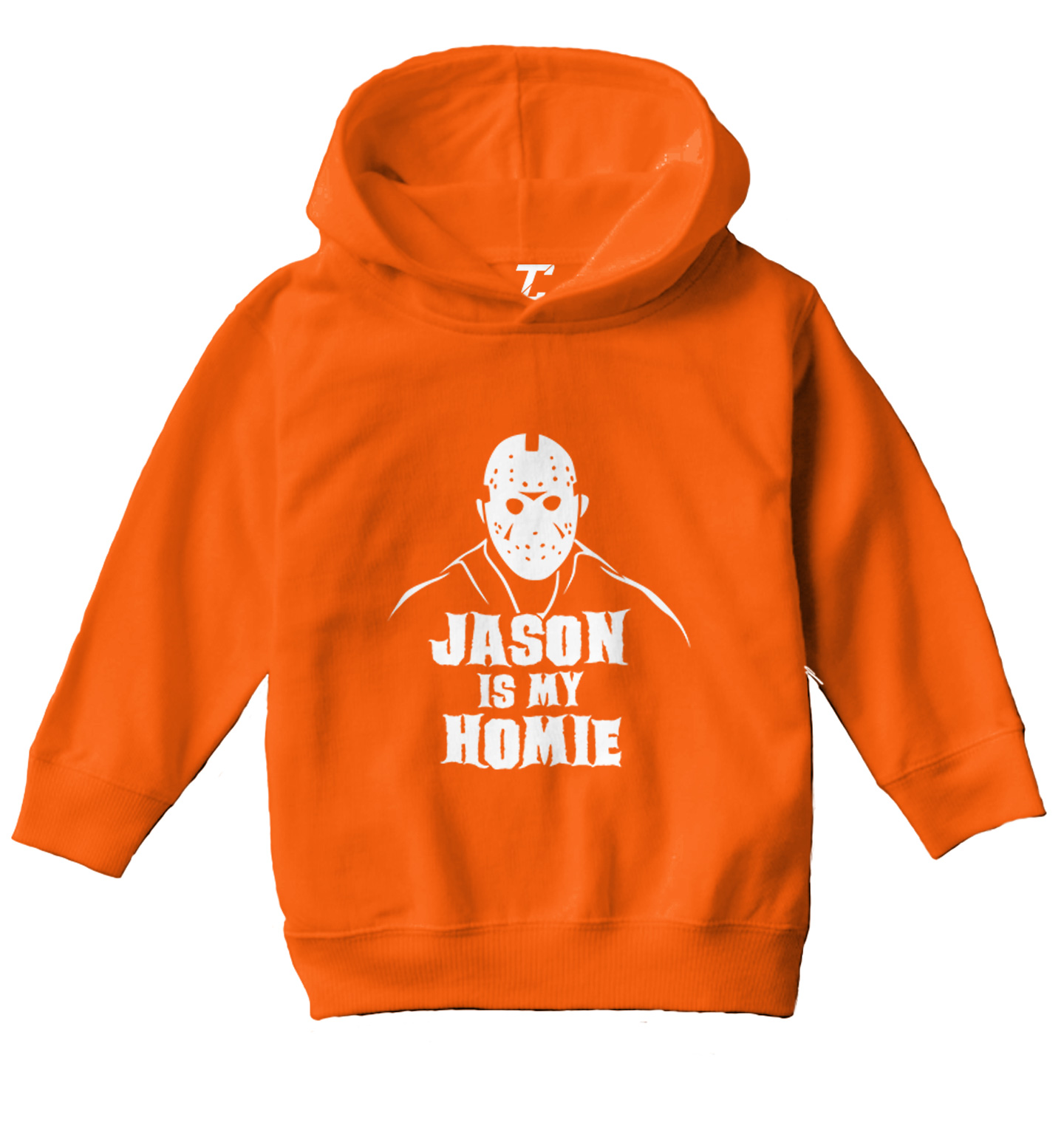 Jason Is My Homie - Halloween Mask Horror Movie Toddler/Youth Hoodie - Picture 8 of 12