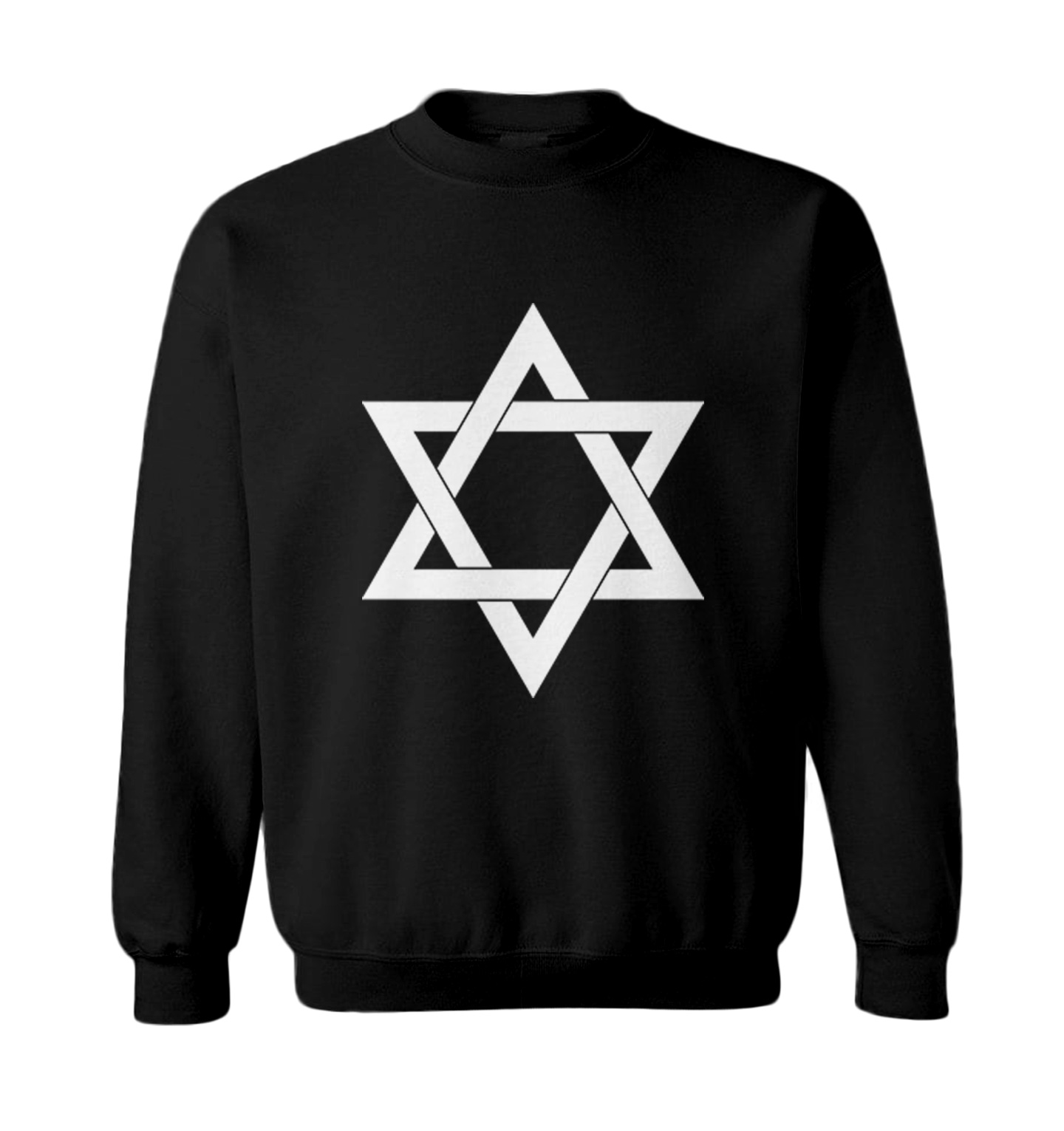 Star Of David - Jewish Judiasm Symbol Hanukkah Holiday Toddler Crewneck Sweater - Picture 2 of 8