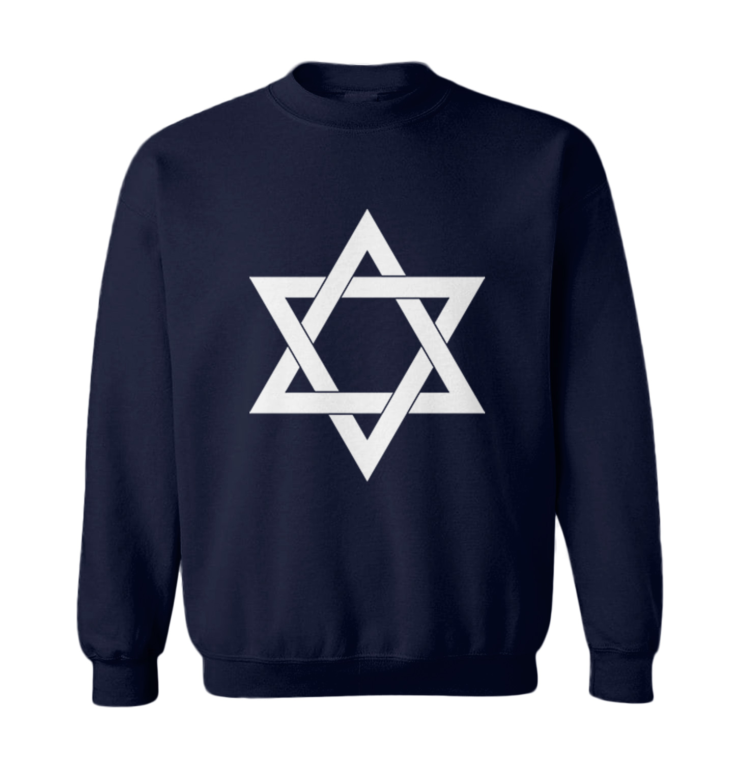 Star Of David - Jewish Judiasm Symbol Hanukkah Holiday Toddler Crewneck Sweater - Picture 5 of 8
