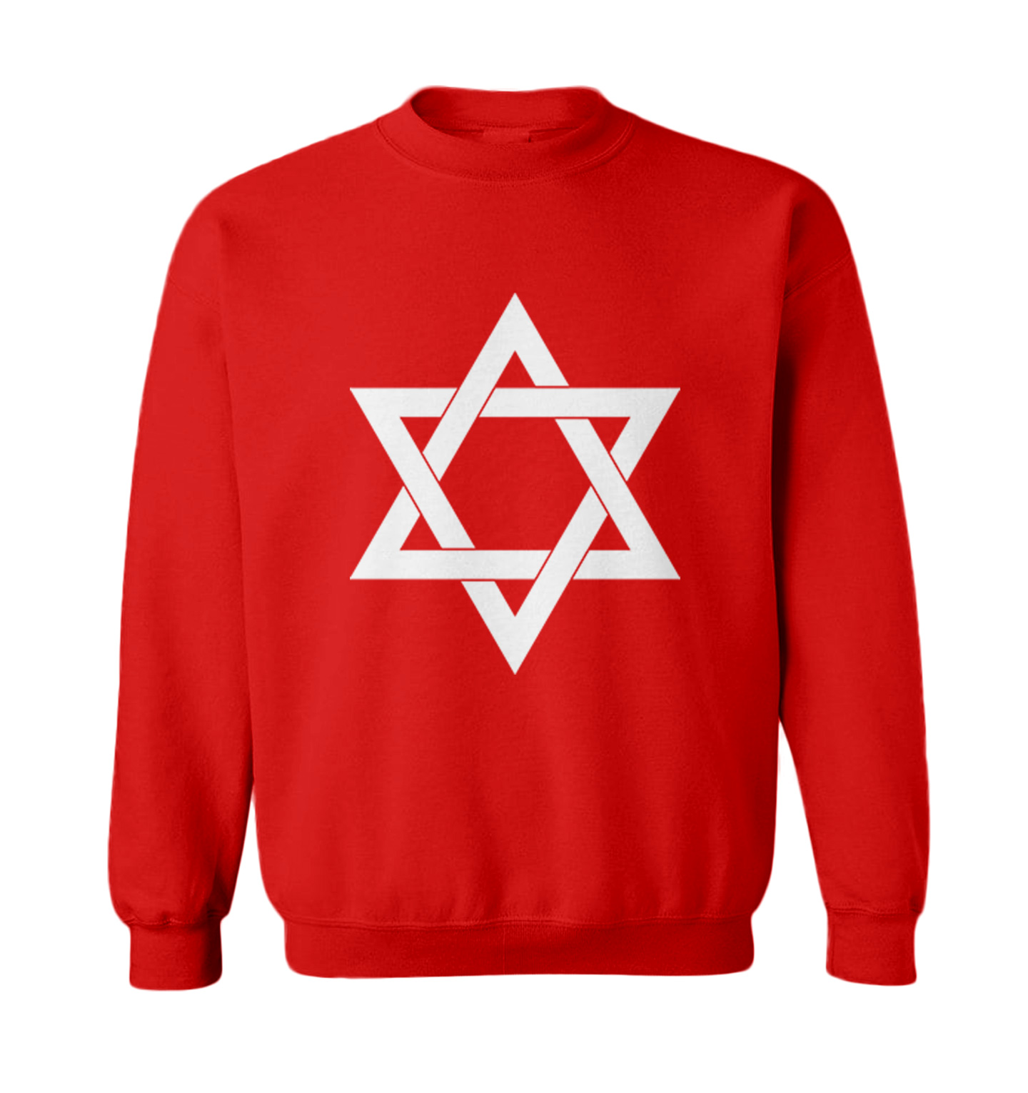 Star Of David - Jewish Judiasm Symbol Hanukkah Holiday Toddler Crewneck Sweater - Picture 7 of 8