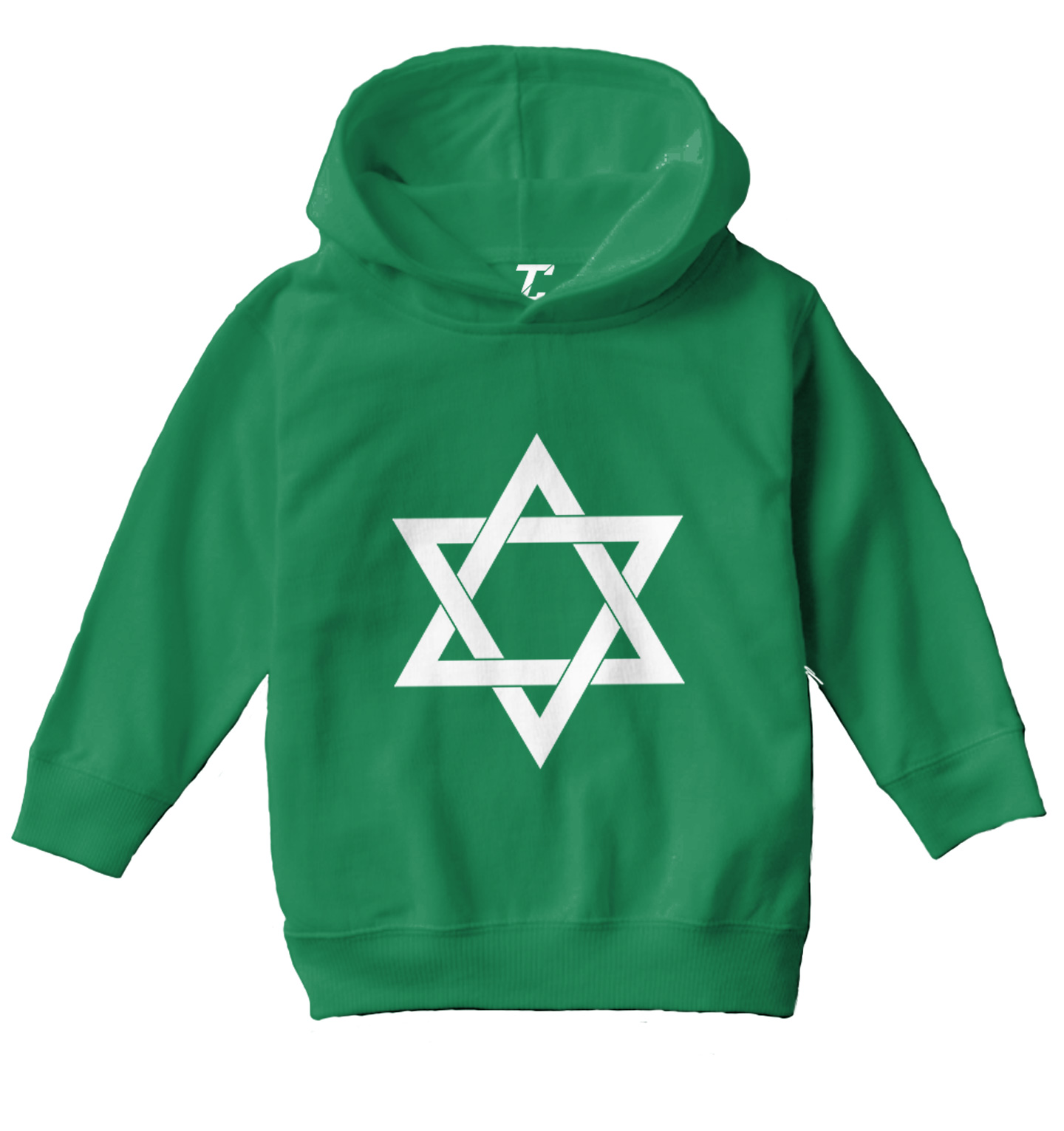 Star Of David - Jewish Judiasm Symbol Hanukkah Holiday Toddler/Youth Hoodie - Picture 5 of 12