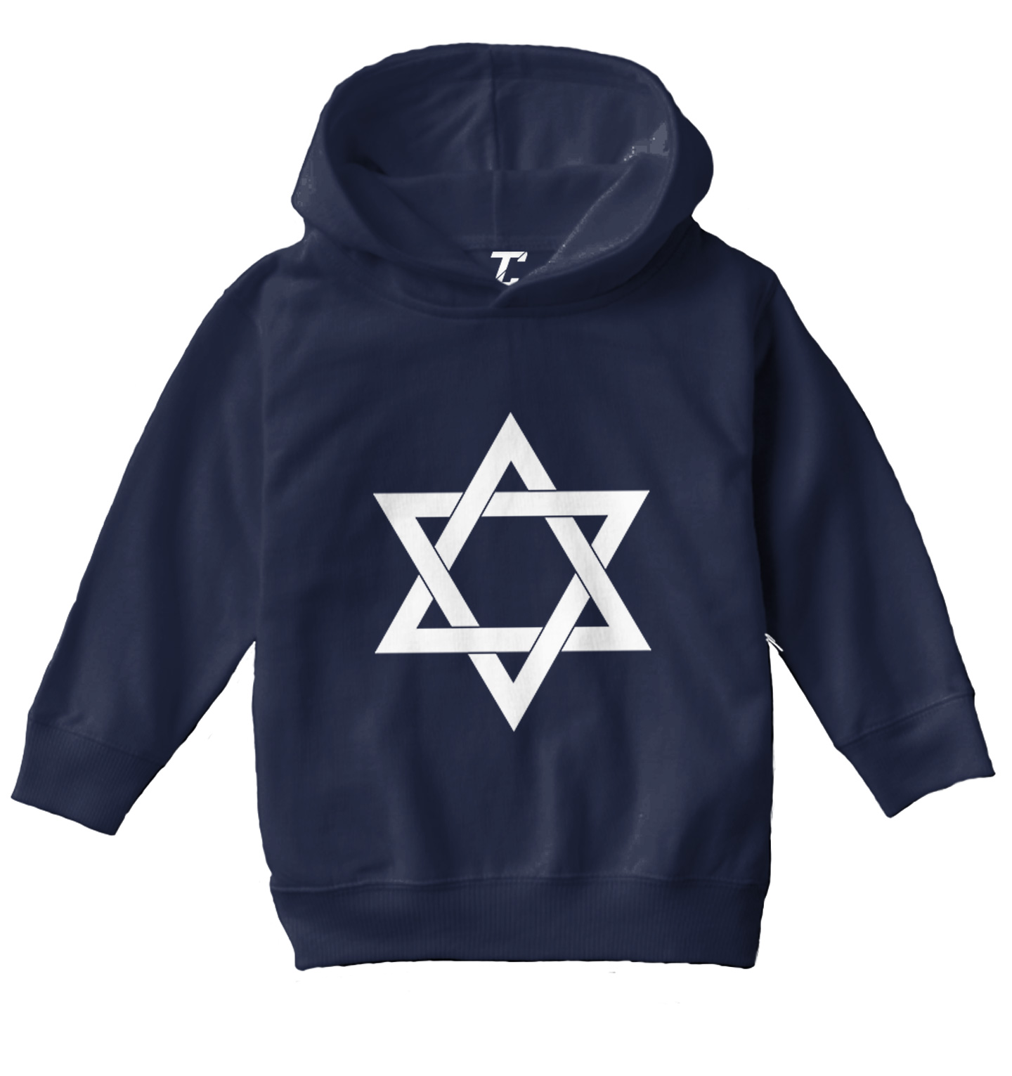 Star Of David - Jewish Judiasm Symbol Hanukkah Holiday Toddler/Youth Hoodie - Picture 7 of 12