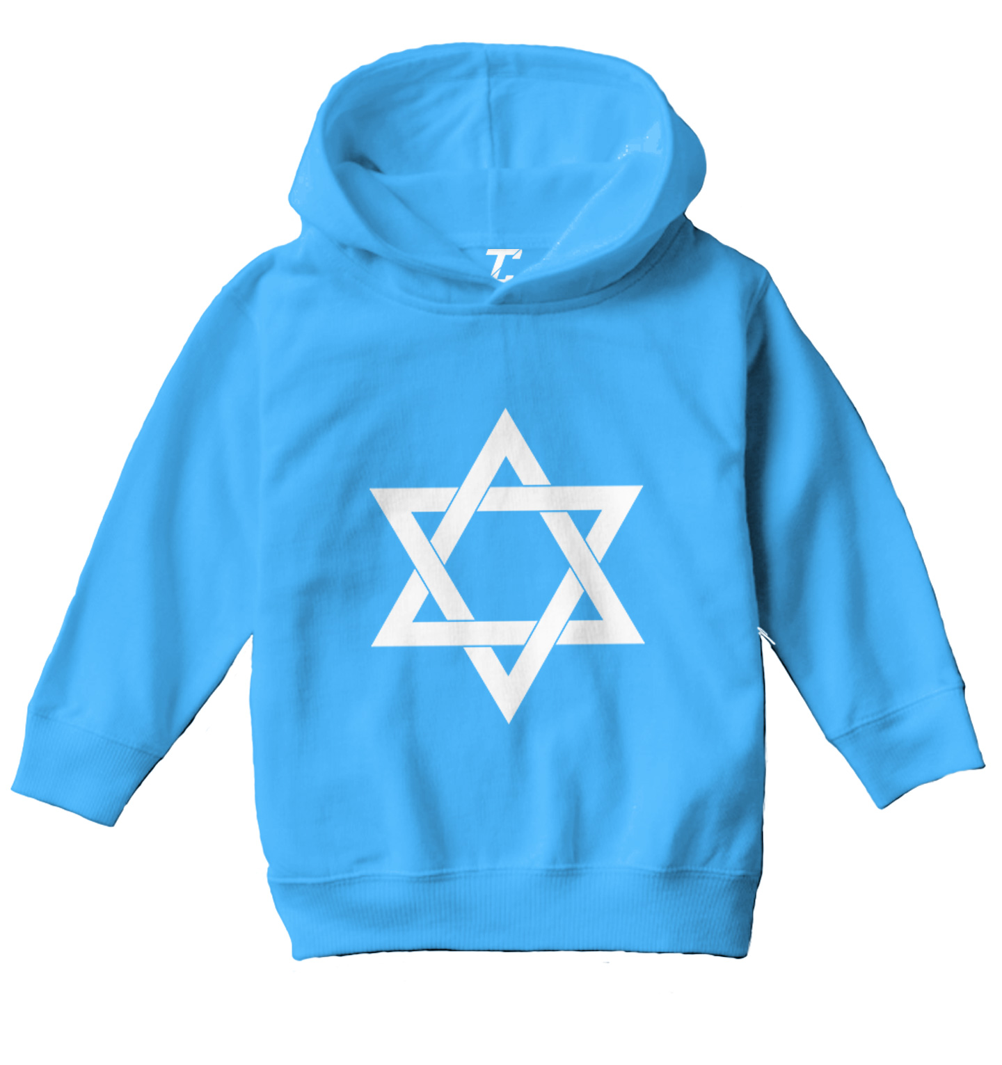Star Of David - Jewish Judiasm Symbol Hanukkah Holiday Toddler/Youth Hoodie - Picture 12 of 12
