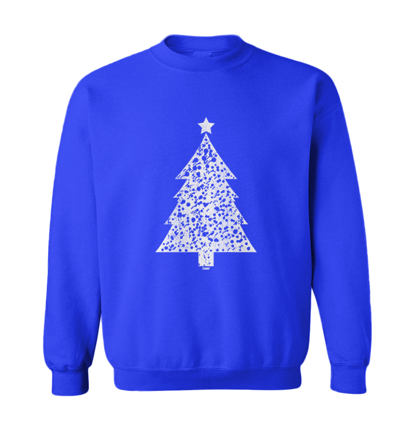 Big White Christmas Tree - Xmas Holiday Ornaments Toddler Crewneck Sweater - Picture 8 of 8