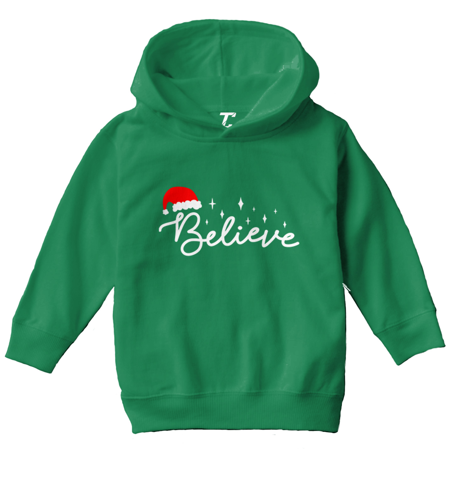 We Booed Santa Old School Kelly Green Hoodie