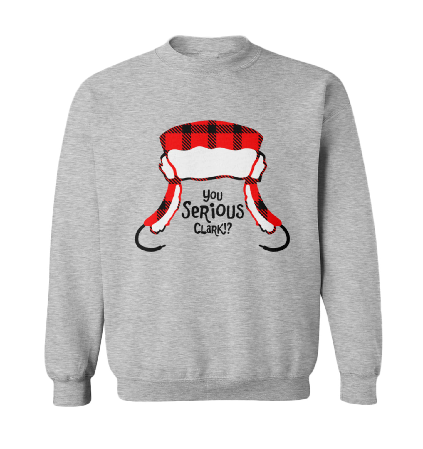 You Serious Clark? - Christmas Xmas Movie Buff Funny Toddler Crewneck Sweater - Picture 2 of 5