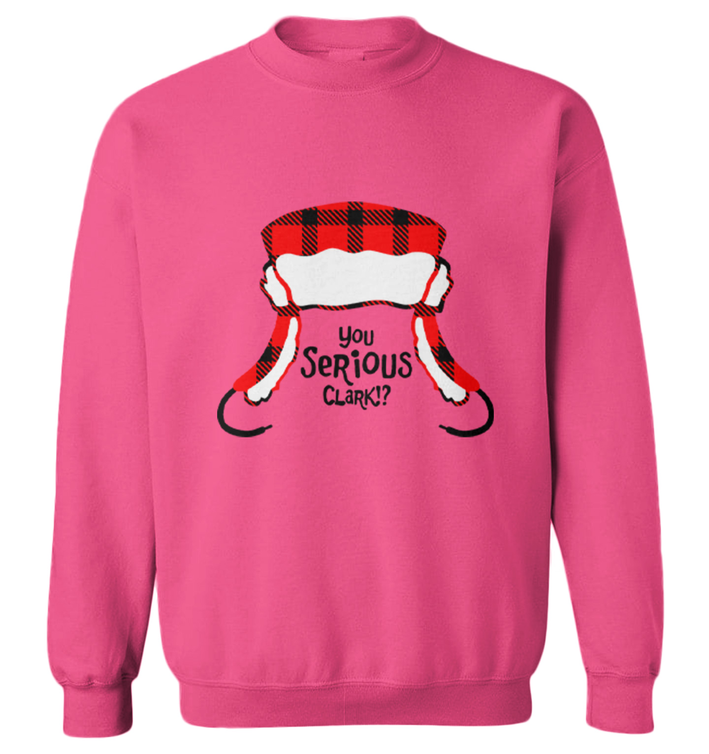 You Serious Clark? - Christmas Xmas Movie Buff Funny Toddler Crewneck Sweater - Picture 3 of 5