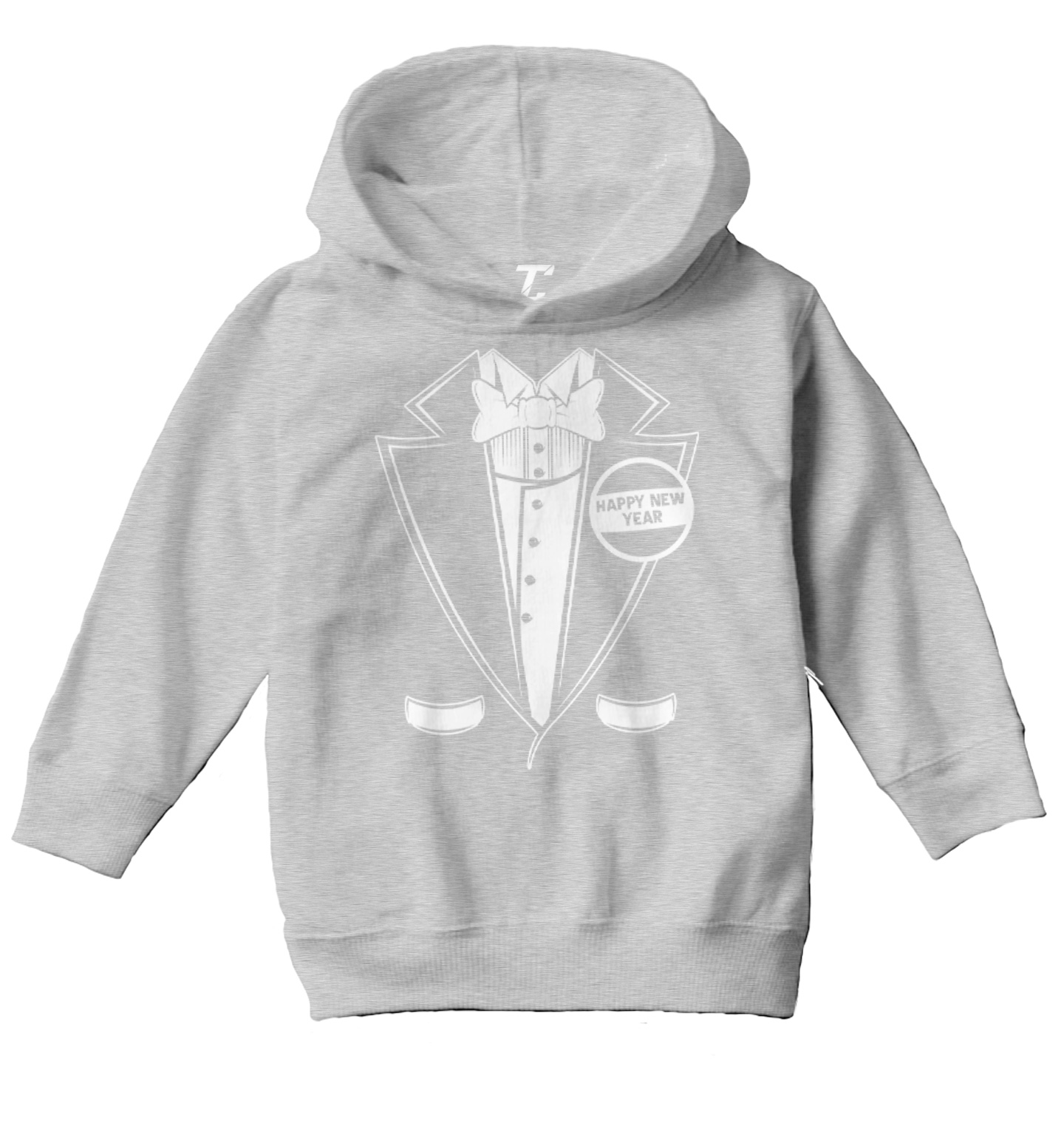 Happy New Year Tuxedo - Party Celebration Classy Fancy Toddler/Youth Hoodie - Picture 6 of 12