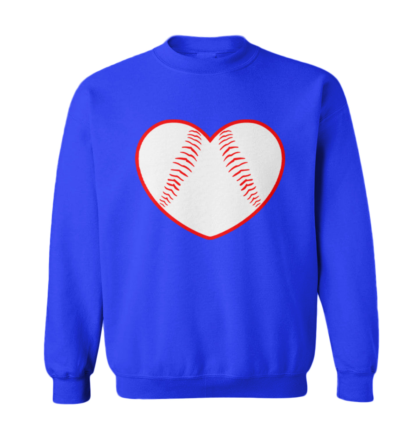 Baseball Heart - Love Sports Fan Seams Valentine's Day Toddler Crewneck Sweater - Picture 8 of 8