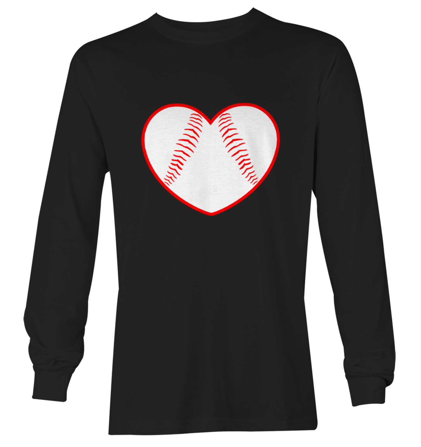 Baseball Heart - Love Sports Fan Seams Valentine's Day Youth T-Shirt - Picture 13 of 20