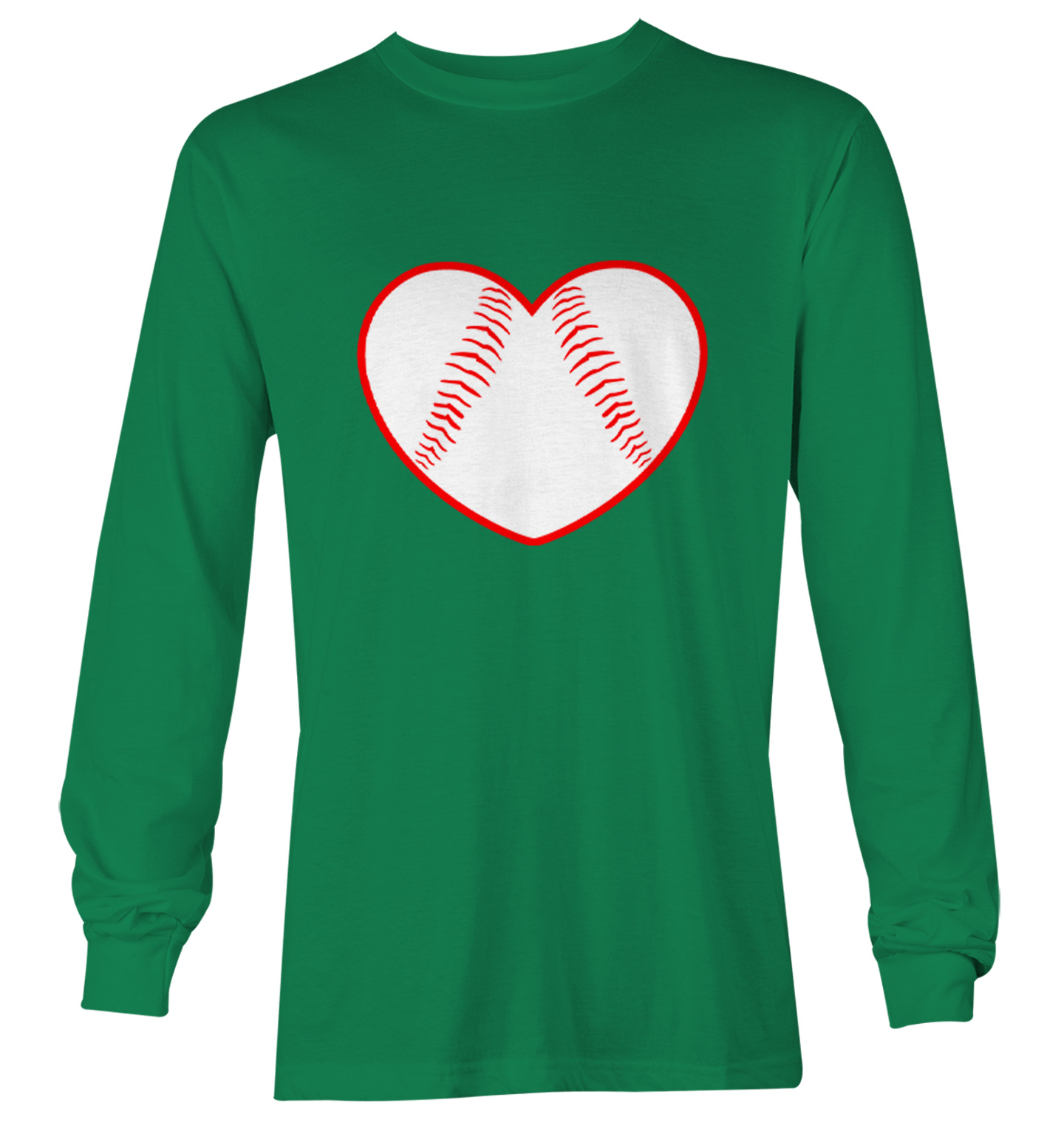 Baseball Heart - Love Sports Fan Seams Valentine's Day Youth T-Shirt - Picture 15 of 20