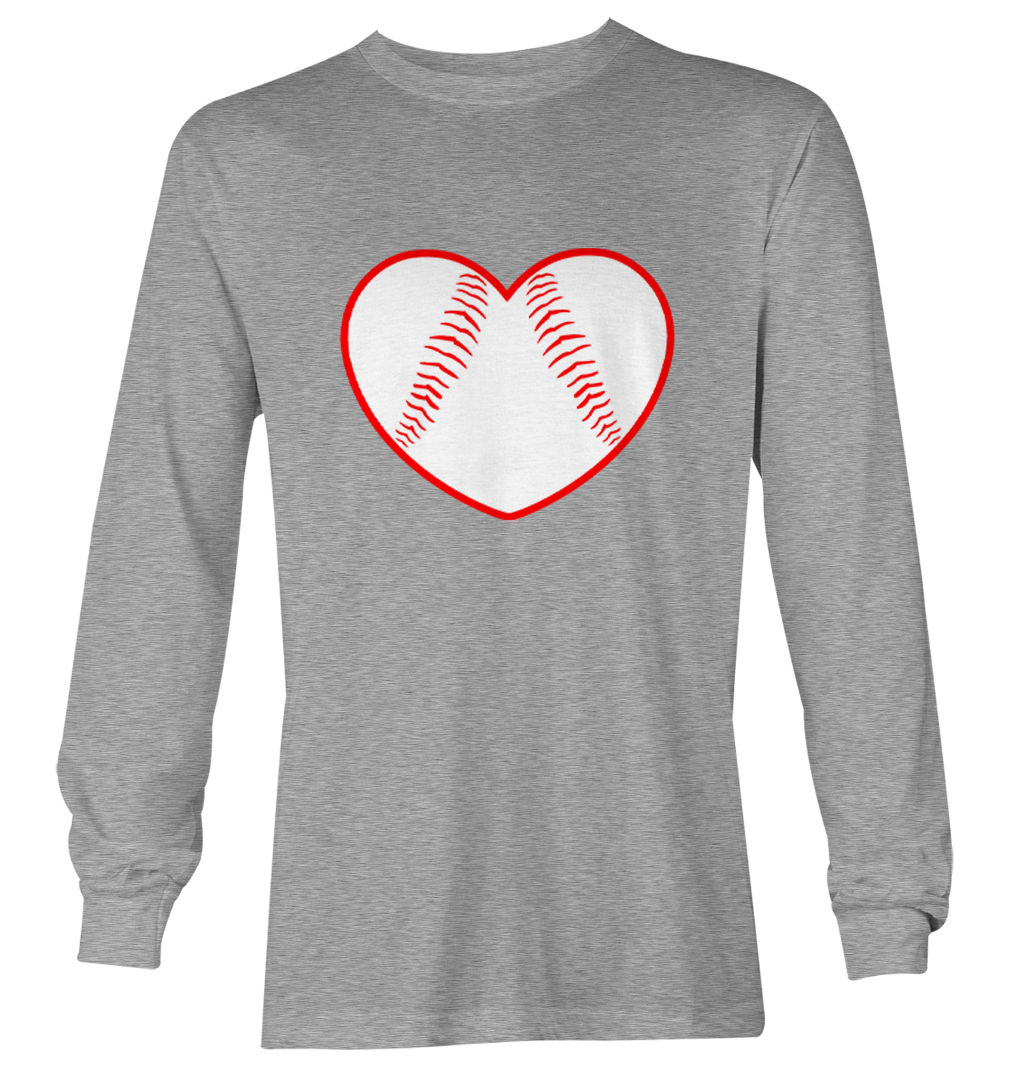 Baseball Heart - Love Sports Fan Seams Valentine's Day Youth T-Shirt - Picture 16 of 20