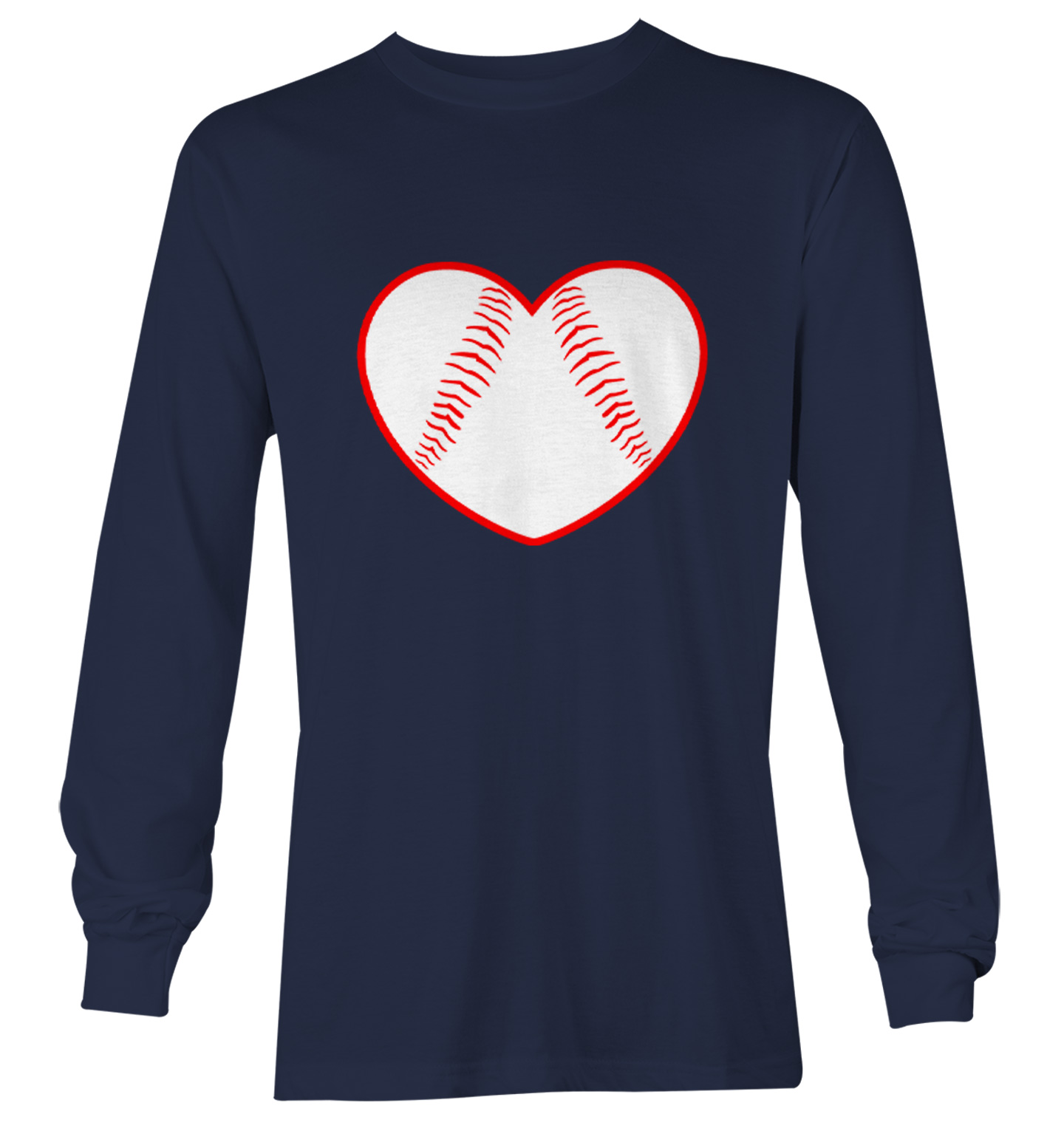 Baseball Heart - Love Sports Fan Seams Valentine's Day Youth T-Shirt - Picture 17 of 20