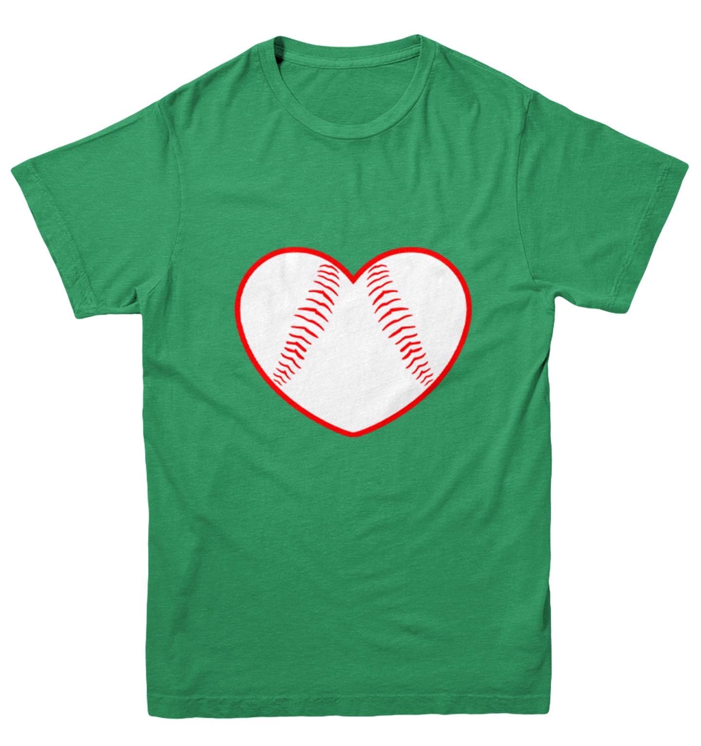 Baseball Heart - Love Sports Fan Seams Valentine's Day Youth T-Shirt - Picture 4 of 20
