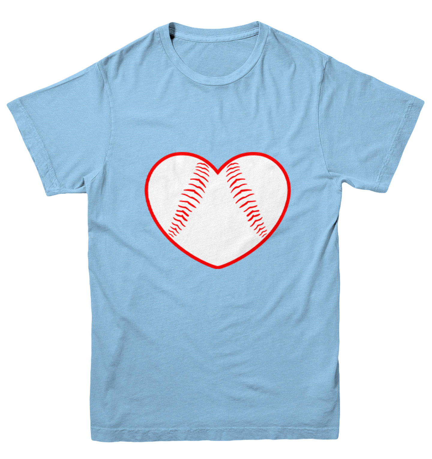 Baseball Heart - Love Sports Fan Seams Valentine's Day Youth T-Shirt - Picture 5 of 20