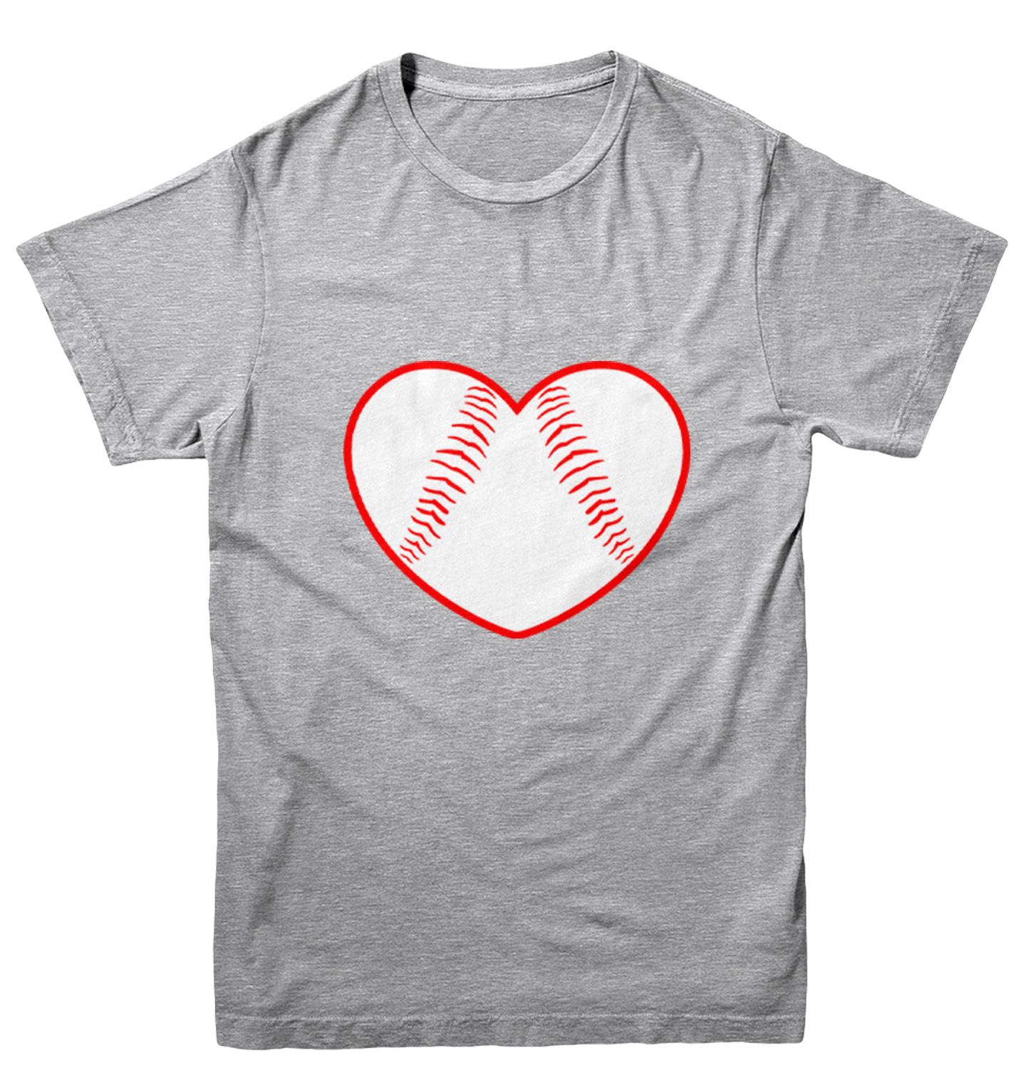 Baseball Heart - Love Sports Fan Seams Valentine's Day Youth T-Shirt - Picture 6 of 20