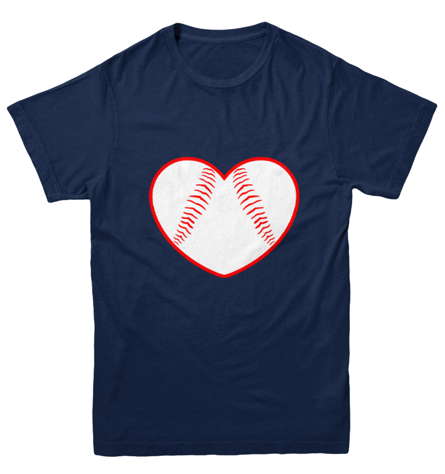 Baseball Heart - Love Sports Fan Seams Valentine's Day Youth T-Shirt - Picture 7 of 20