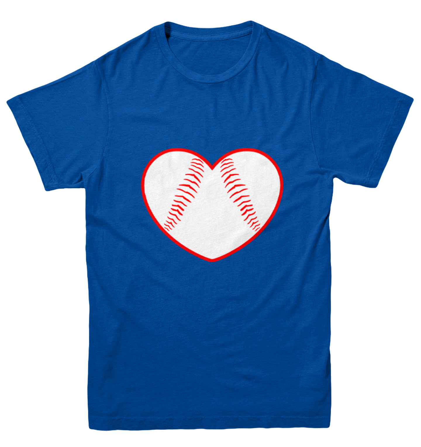 Baseball Heart - Love Sports Fan Seams Valentine's Day Youth T-Shirt - Picture 12 of 20
