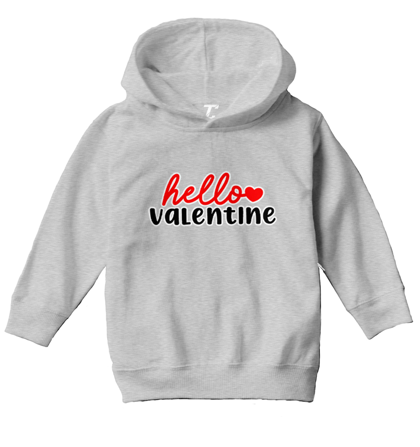 Hello Valentine - Valentine's Day Heart Love Adorable Toddler/Youth Hoodie - Picture 6 of 12