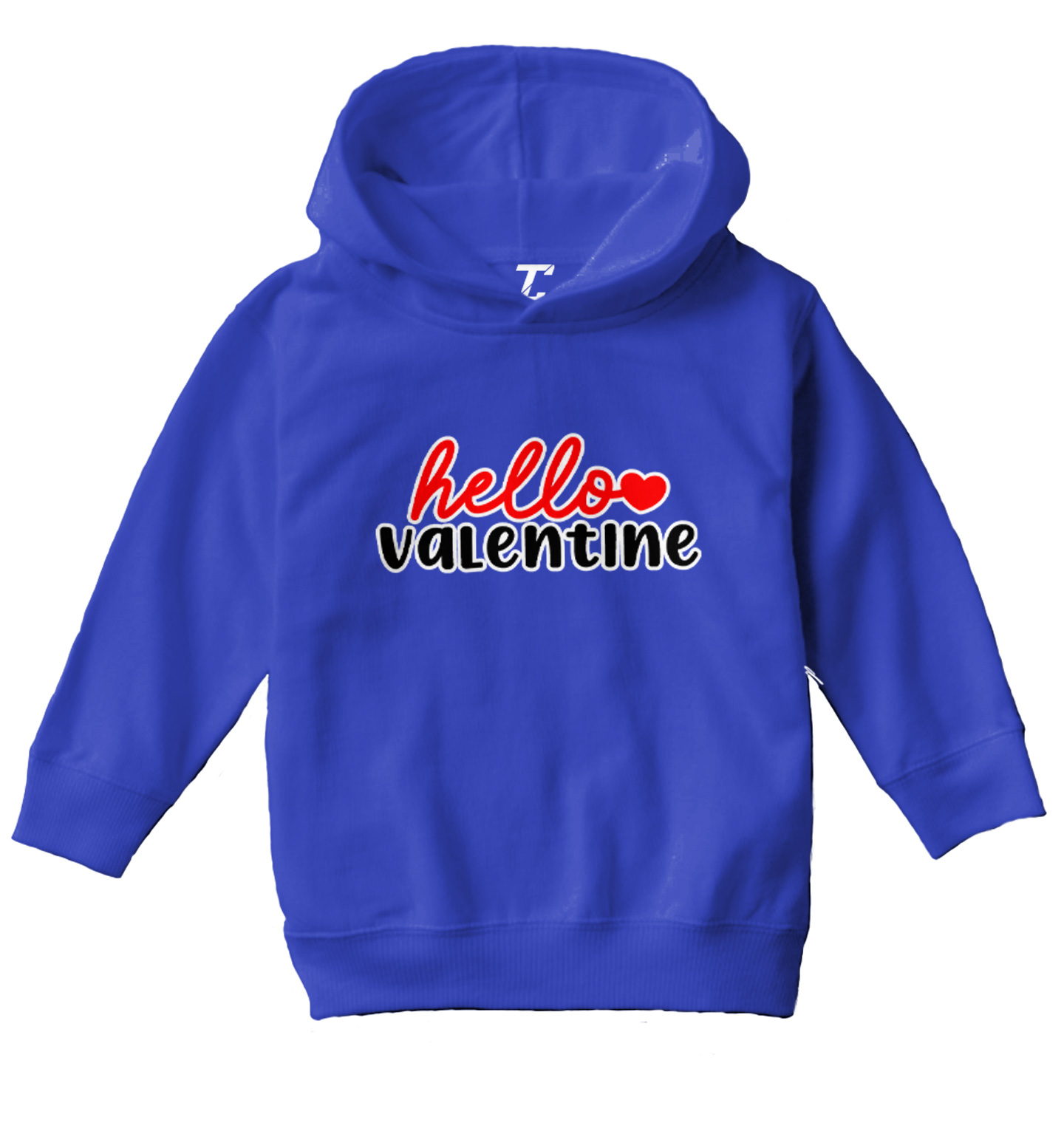 Hello Valentine - Valentine's Day Heart Love Adorable Toddler/Youth Hoodie - Picture 11 of 12