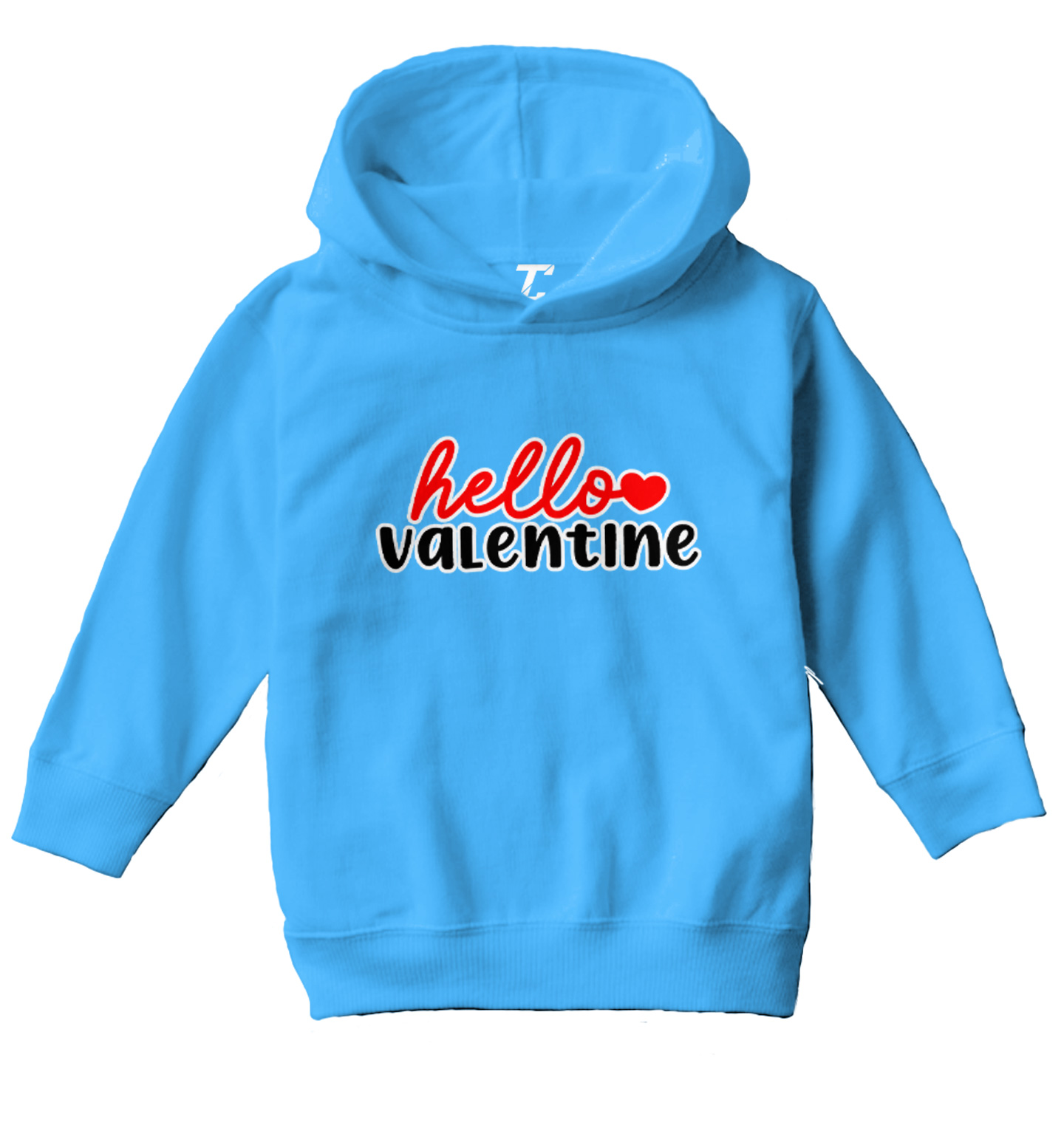Hello Valentine - Valentine's Day Heart Love Adorable Toddler/Youth Hoodie - Picture 12 of 12
