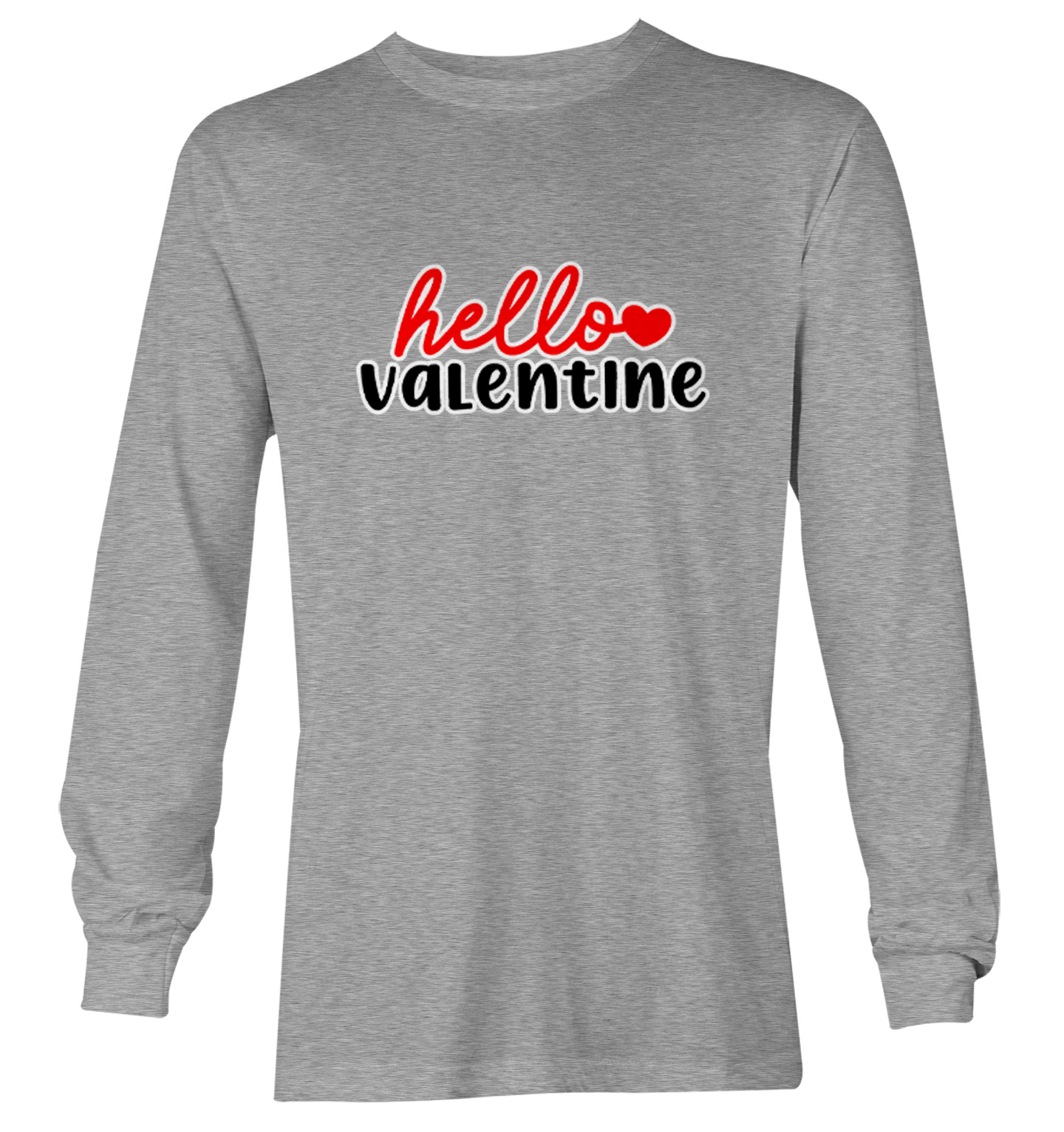 Hello Valentine - Valentine's Day Heart Love Adorable Youth T-Shirt - Picture 16 of 20