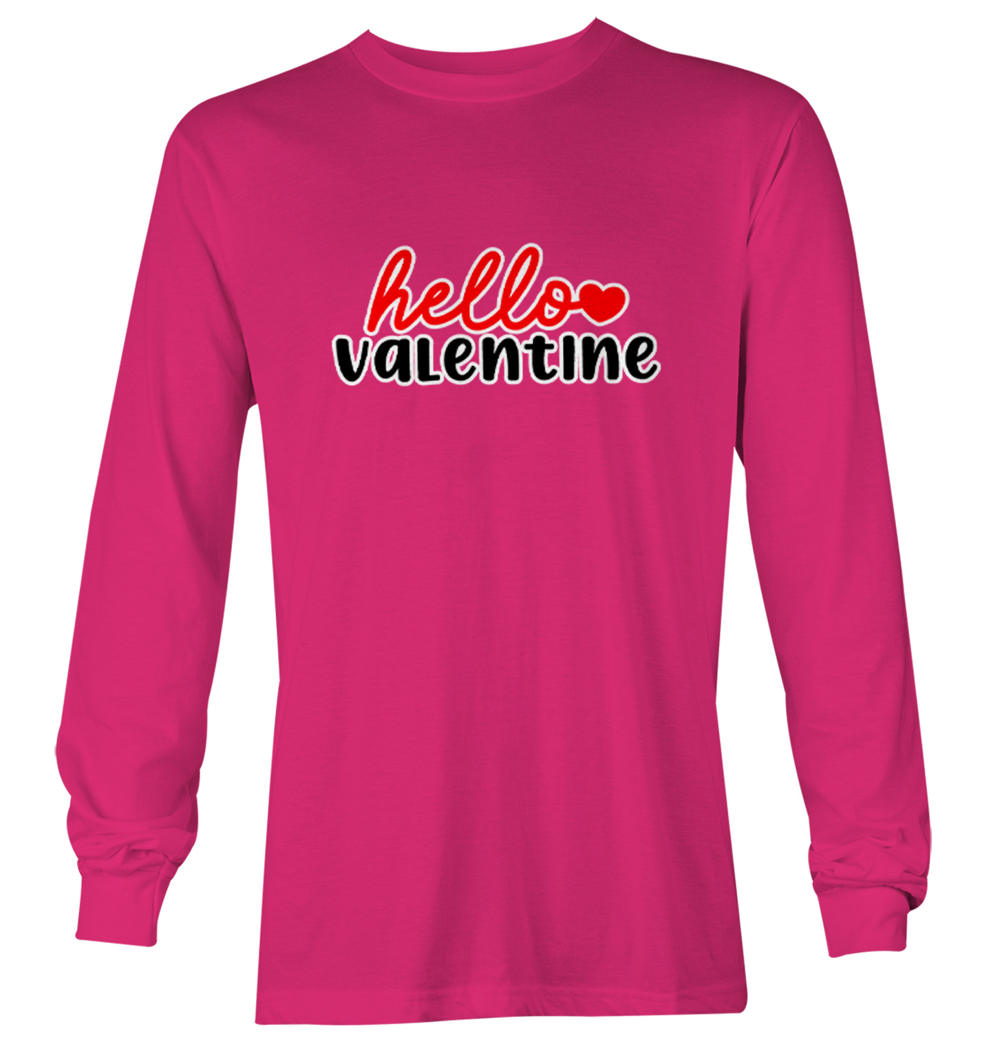 Hello Valentine - Valentine's Day Heart Love Adorable Youth T-Shirt - Picture 18 of 20