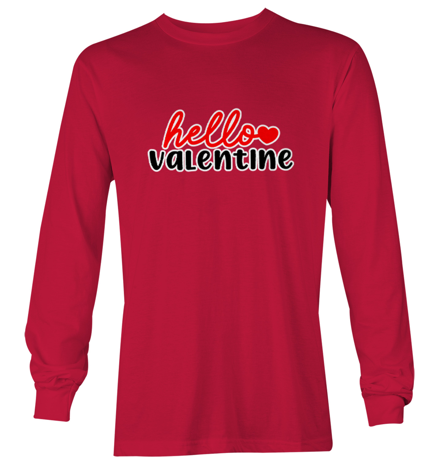 Hello Valentine - Valentine's Day Heart Love Adorable Youth T-Shirt - Picture 19 of 20