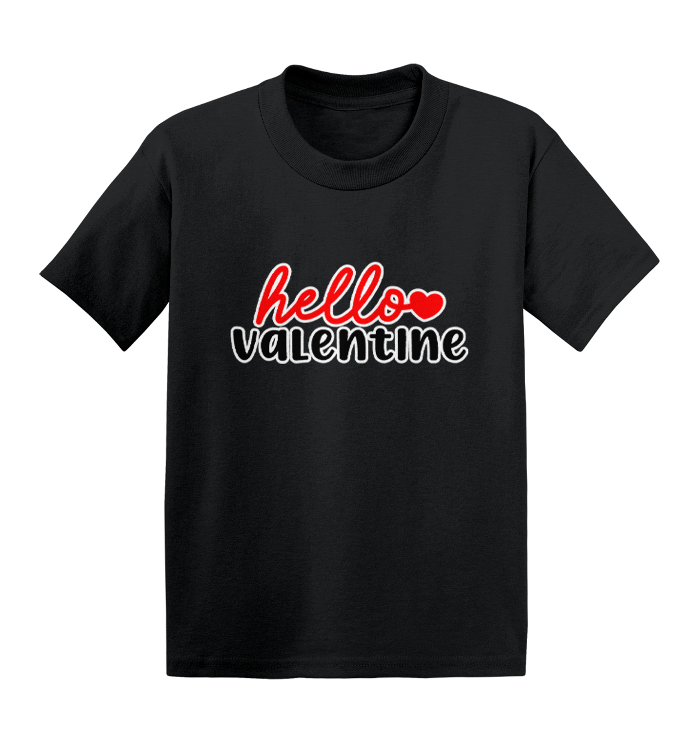 Hello Valentine – Valentine’s Day Heart Love Adorable Kids T-shirt