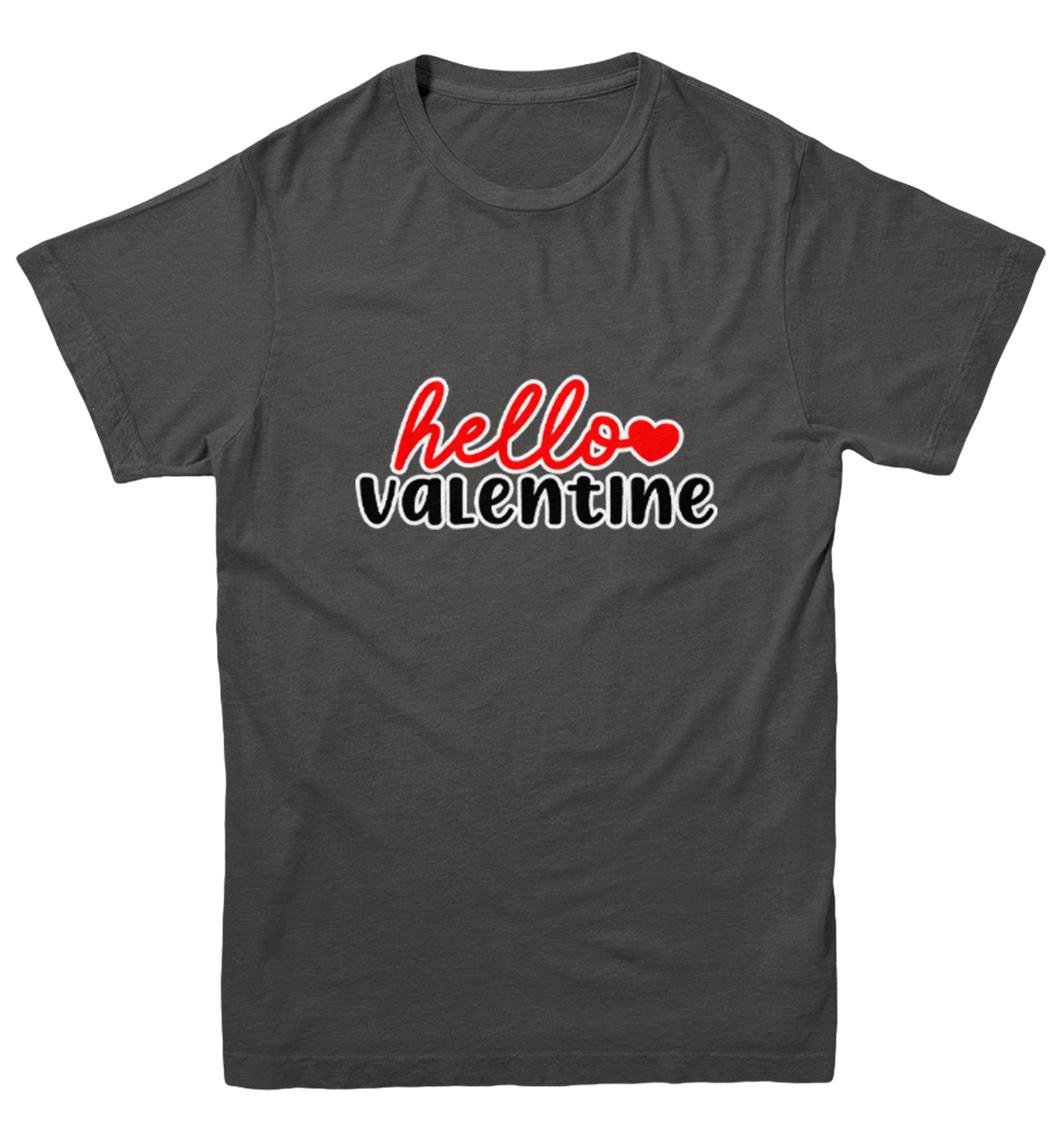 Hello Valentine - Valentine's Day Heart Love Adorable Youth T-Shirt - Picture 3 of 20