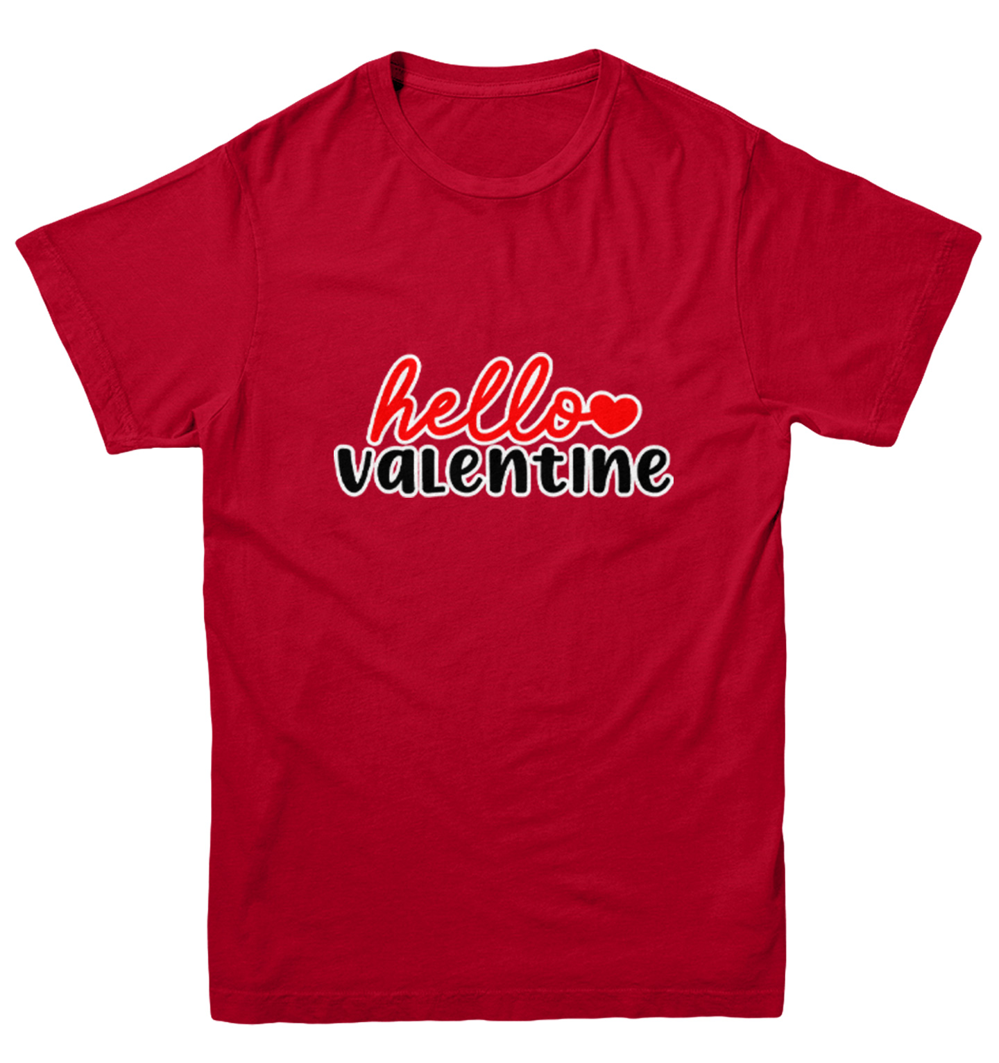 Hello Valentine - Valentine's Day Heart Love Adorable Youth T-Shirt - Picture 11 of 20