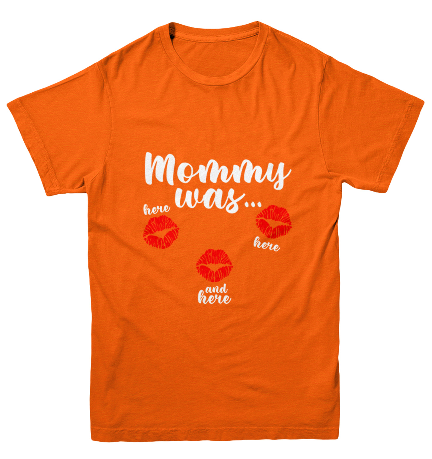 Mommy Was Here Here And Here - Valentine's Day Kisses Youth T-Shirt - Picture 8 of 20