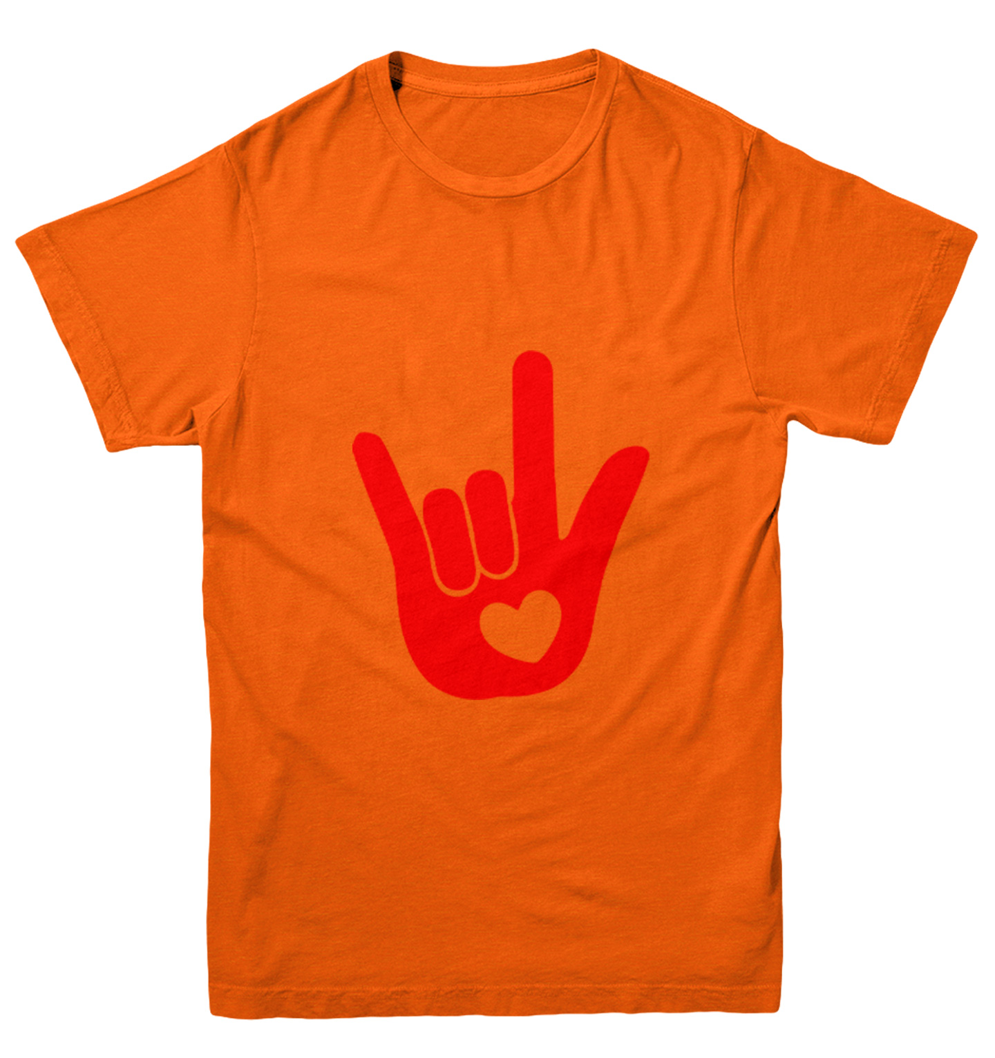 I Love You Sign Language Hand - Heart Valentine's Day Youth T-Shirt - Picture 8 of 20