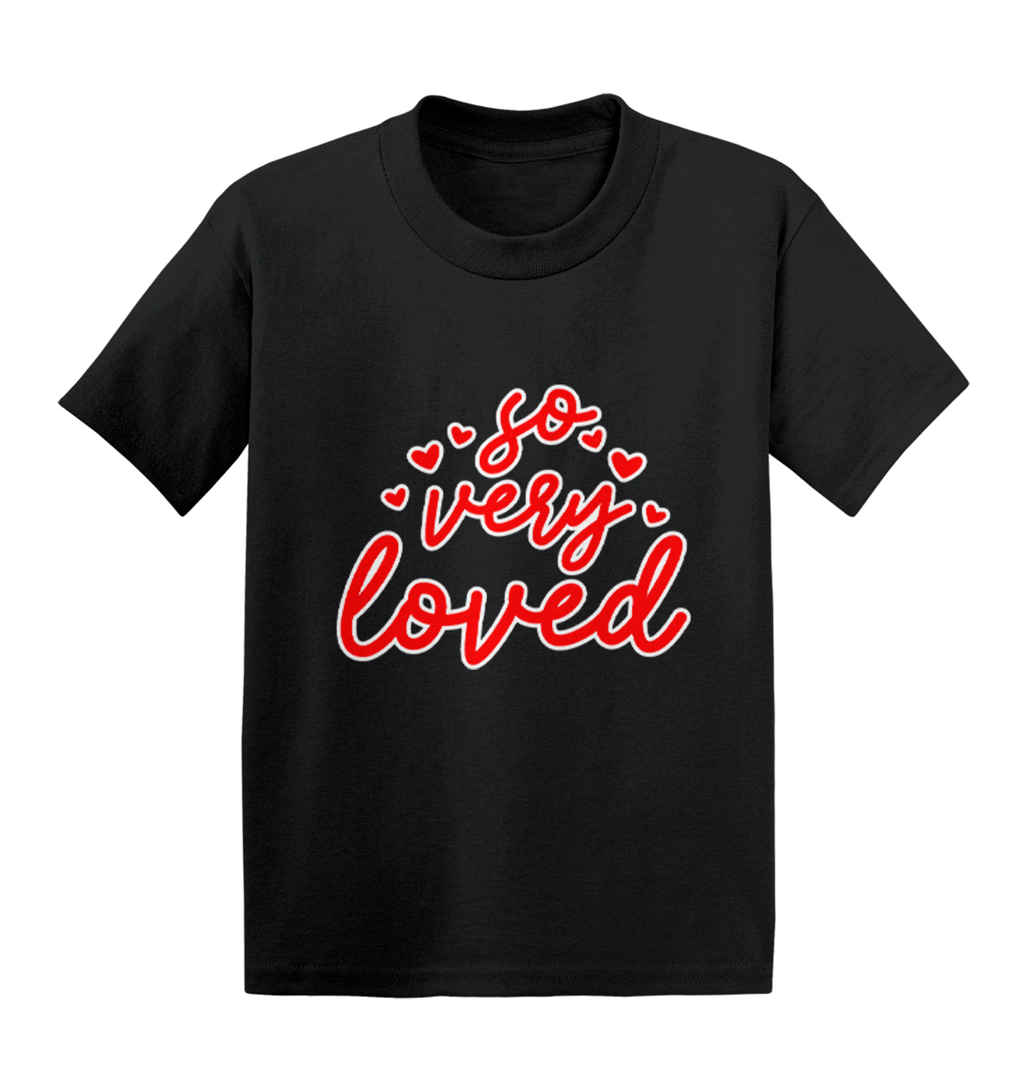 So Very Loved – Valentine’s Day Adore Love Heart Child Kids T-shirt