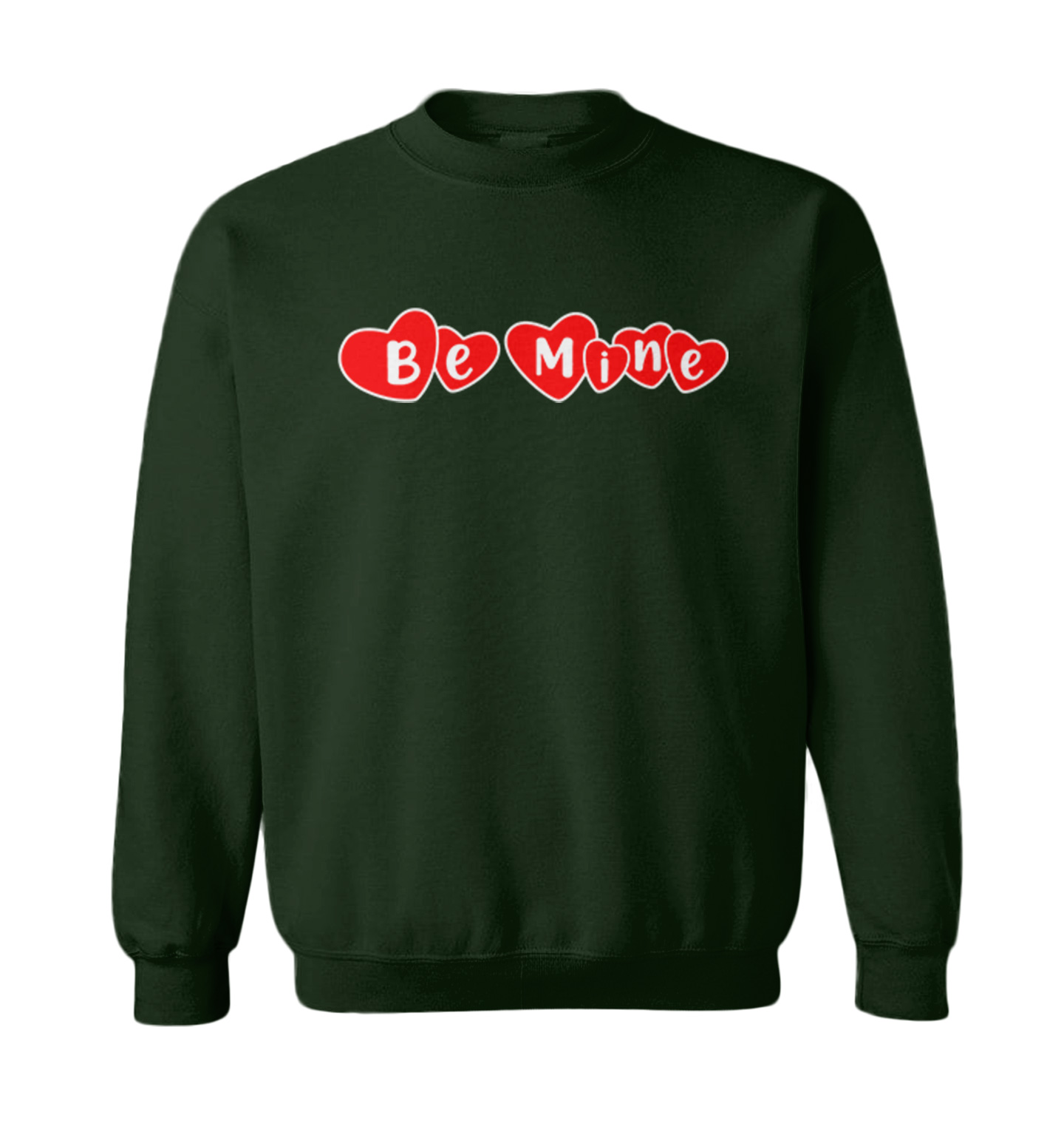 Be Mine - Hearts Candy Sweet Kiss Valentine's Day Love Toddler Crewneck Sweater - Picture 3 of 8