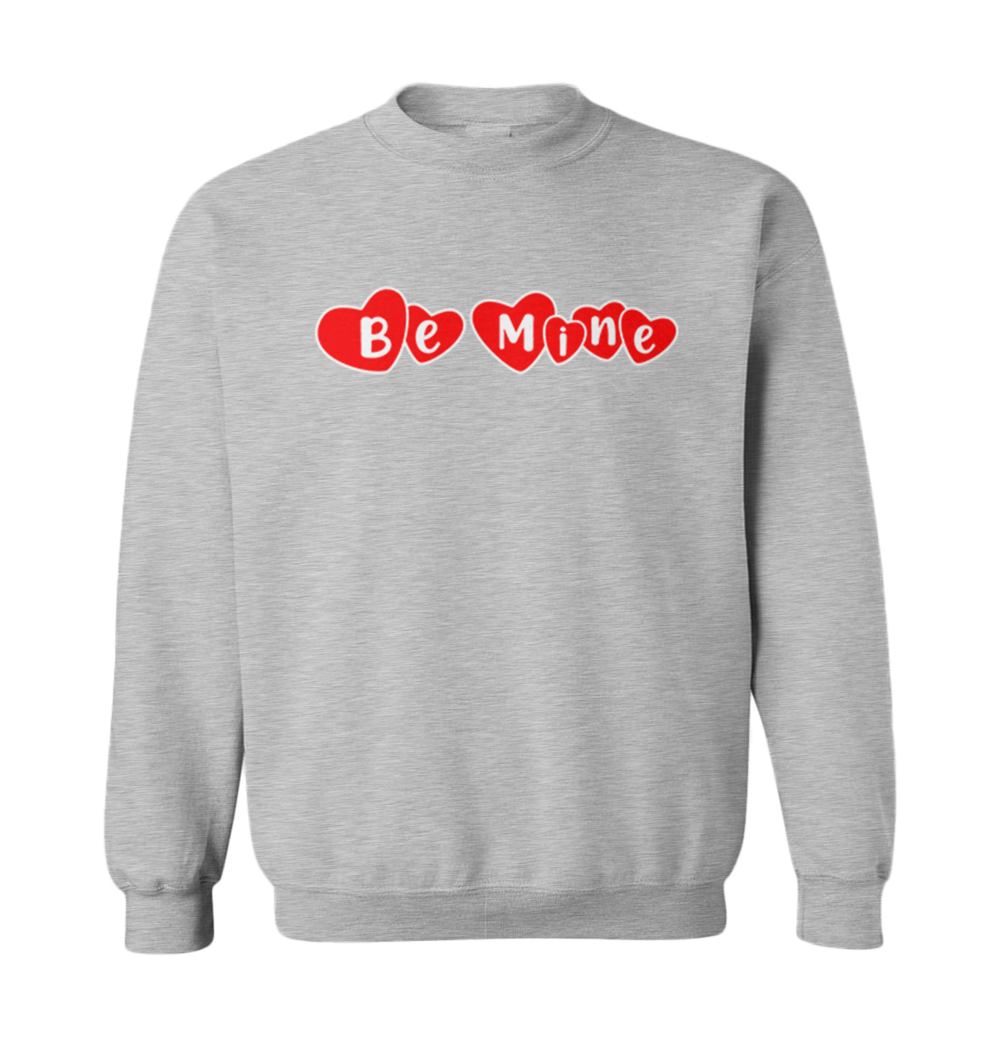Be Mine - Hearts Candy Sweet Kiss Valentine's Day Love Toddler Crewneck Sweater - Picture 4 of 8