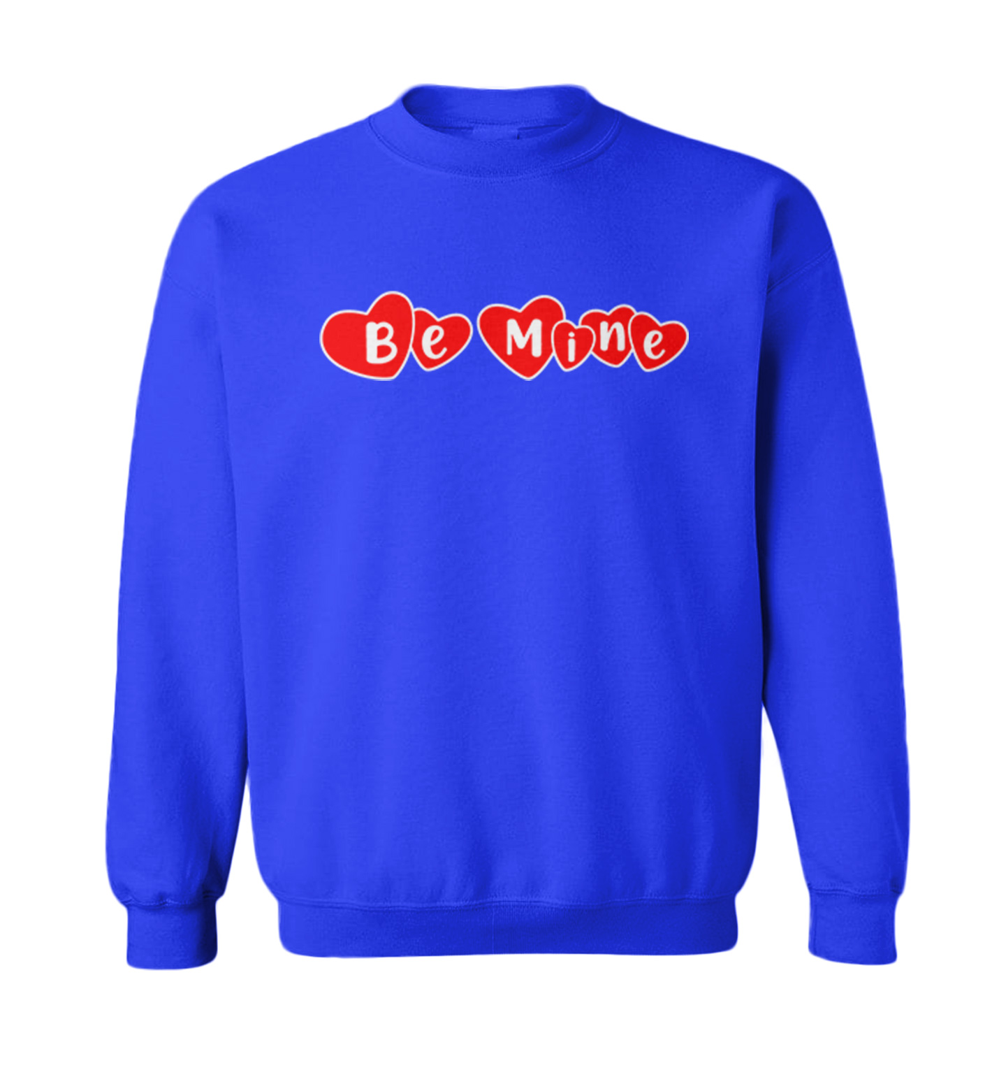 Be Mine - Hearts Candy Sweet Kiss Valentine's Day Love Toddler Crewneck Sweater - Picture 8 of 8