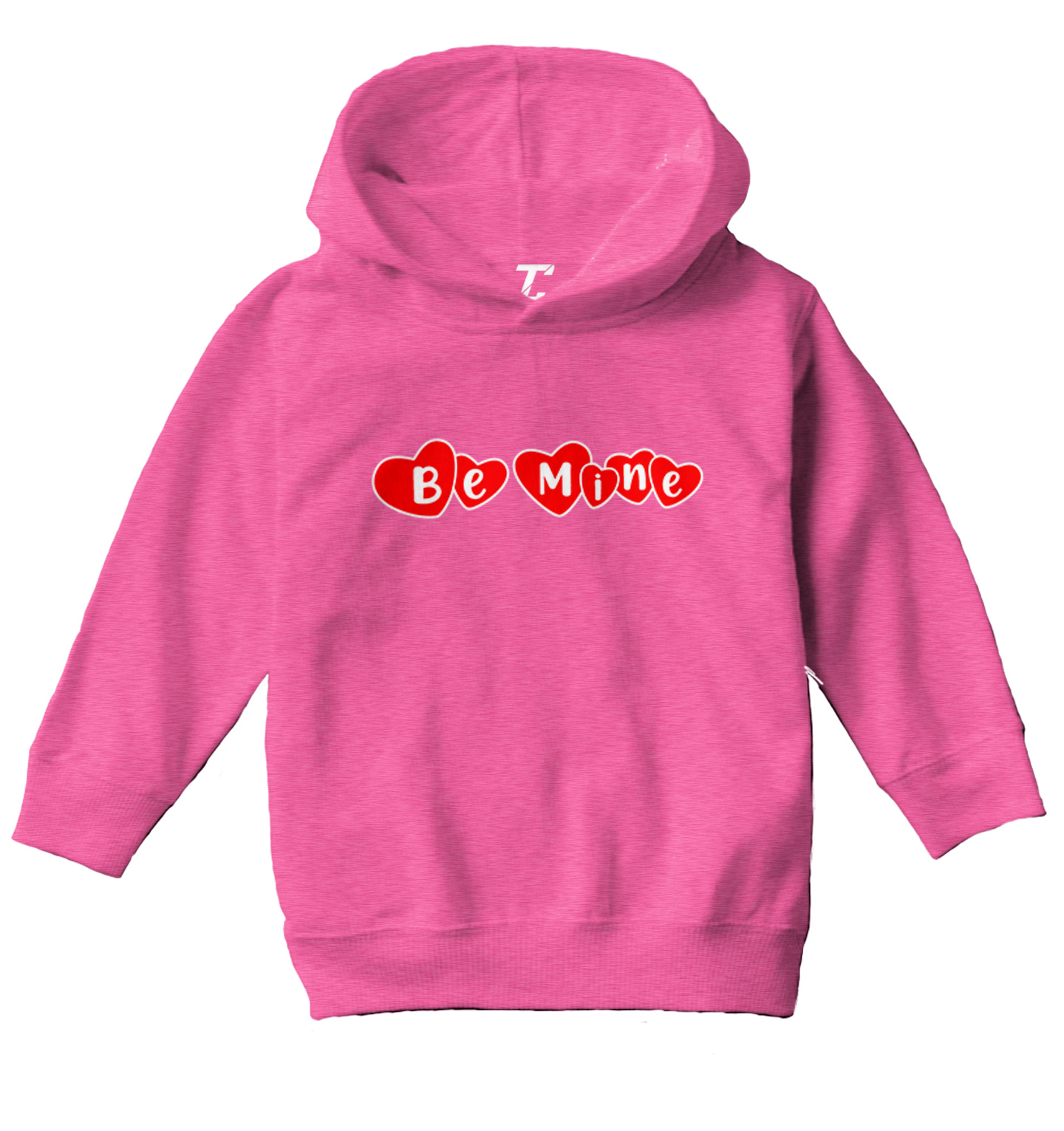 Be Mine - Hearts Candy Sweet Kiss Valentine's Day Love Toddler/Youth Hoodie - Picture 4 of 12