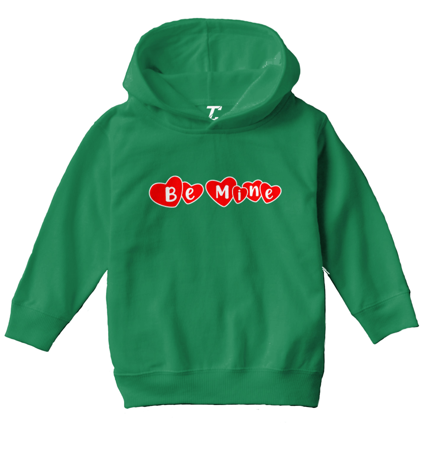 Be Mine - Hearts Candy Sweet Kiss Valentine's Day Love Toddler/Youth Hoodie - Picture 5 of 12