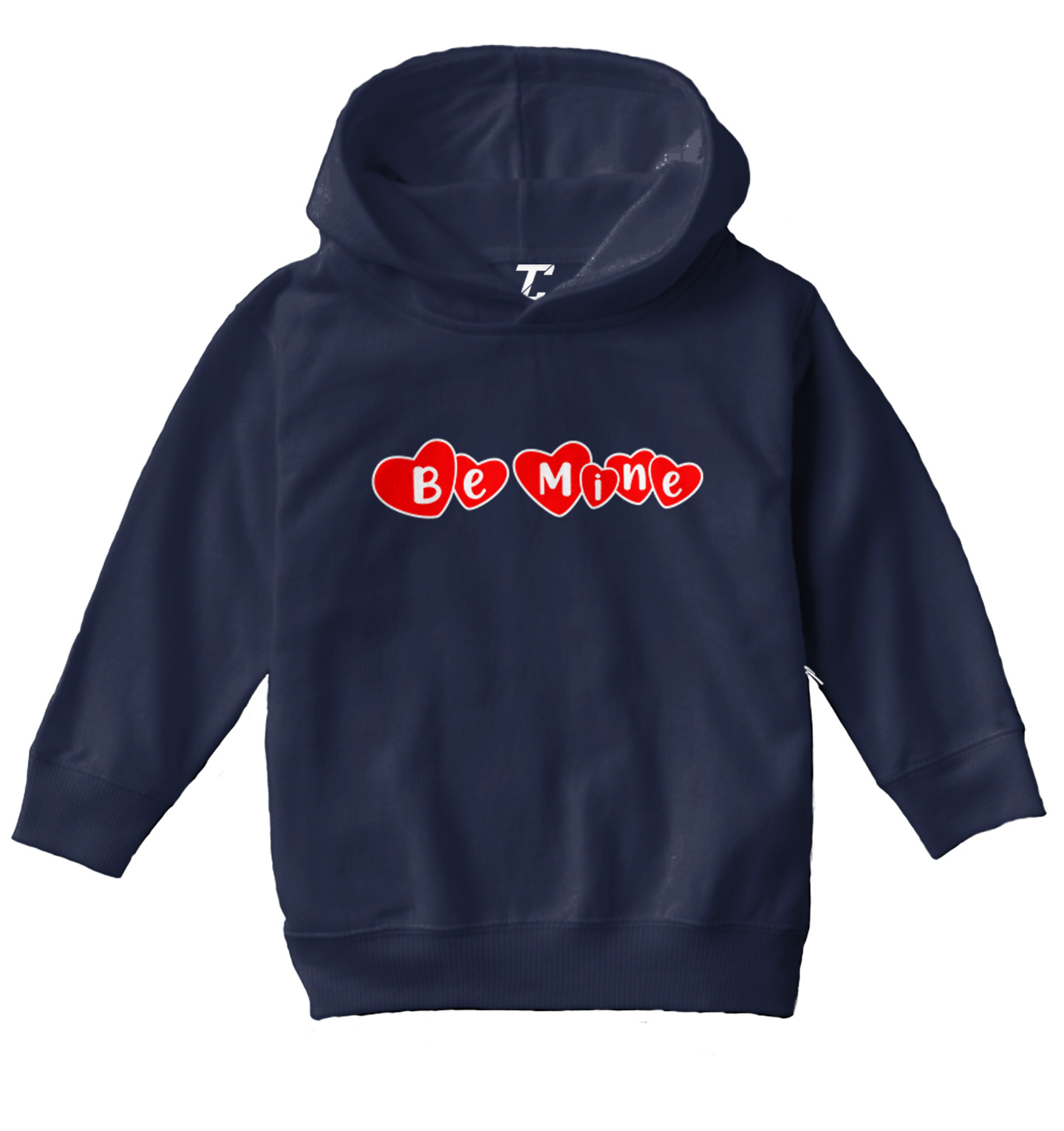 Be Mine - Hearts Candy Sweet Kiss Valentine's Day Love Toddler/Youth Hoodie - Picture 7 of 12