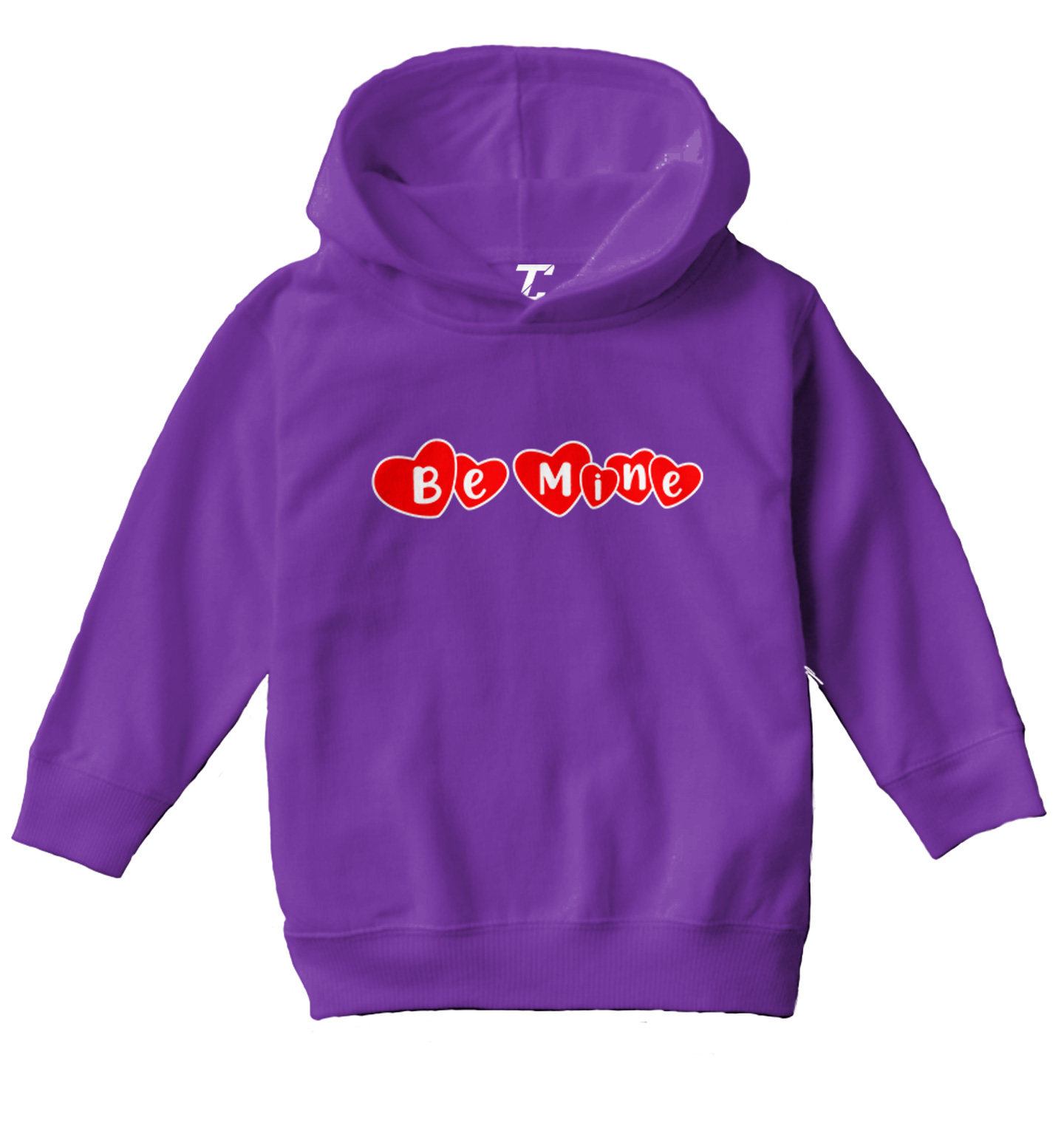 Be Mine - Hearts Candy Sweet Kiss Valentine's Day Love Toddler/Youth Hoodie - Picture 9 of 12