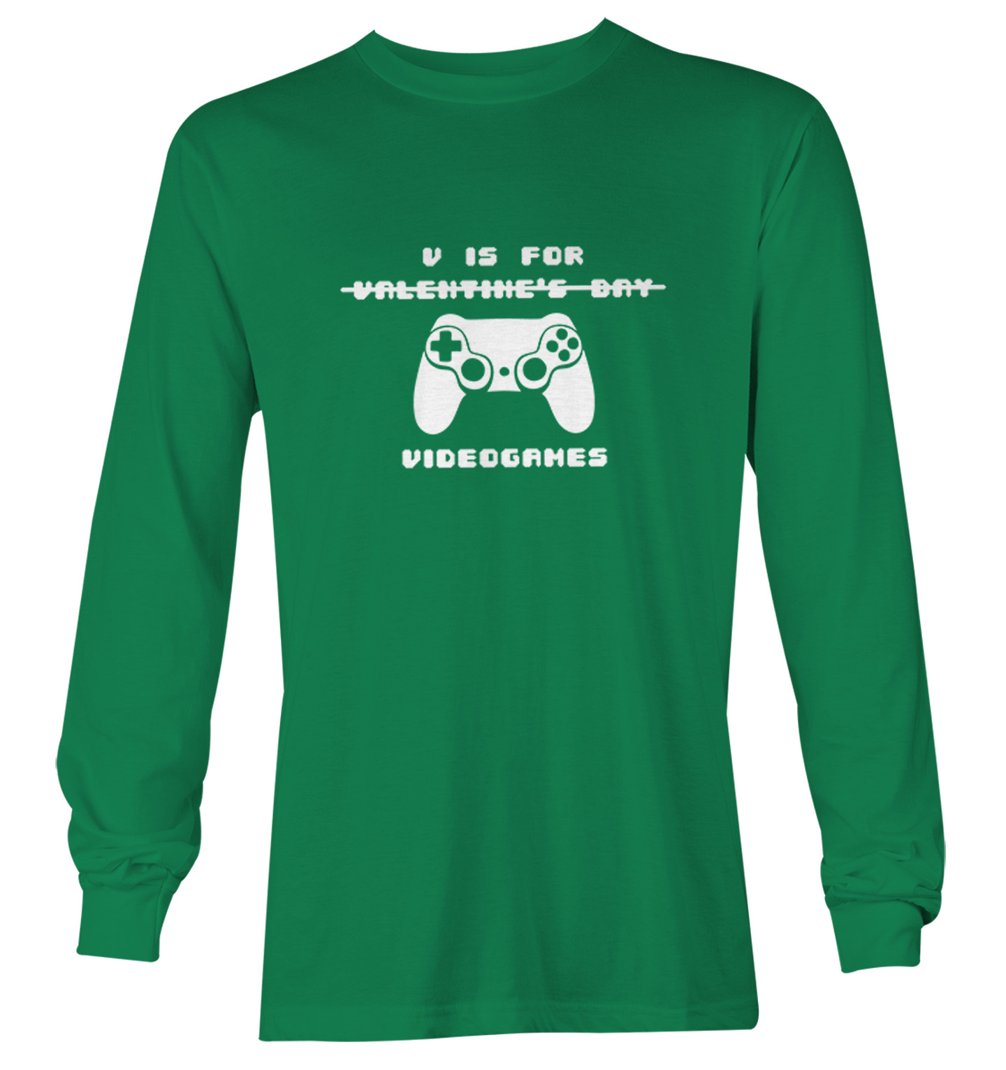 V Is For Video Games - NOT Valentine's Day Controller Youth T-Shirt - Picture 15 of 20