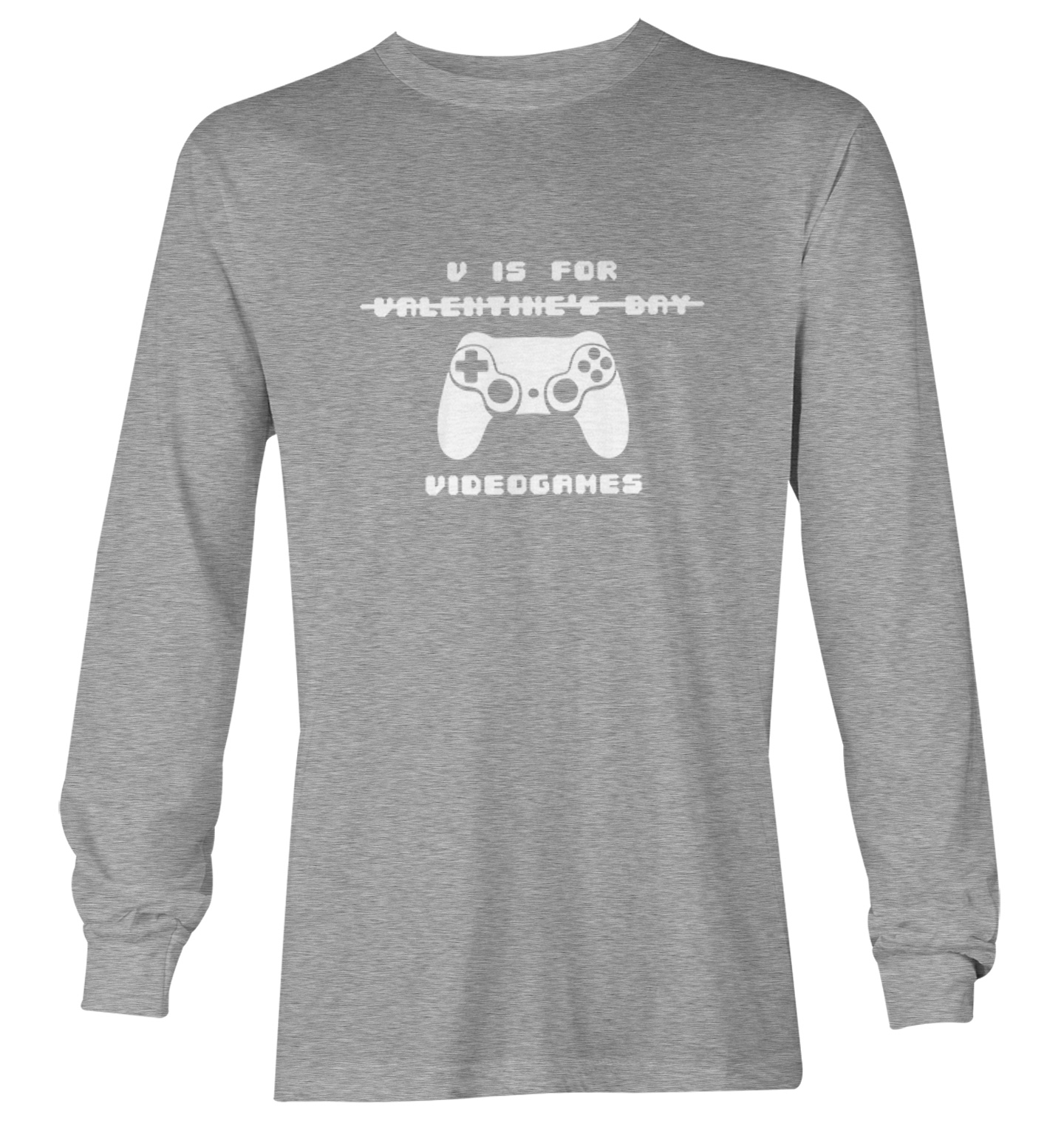 V Is For Video Games - NOT Valentine's Day Controller Youth T-Shirt - Picture 16 of 20